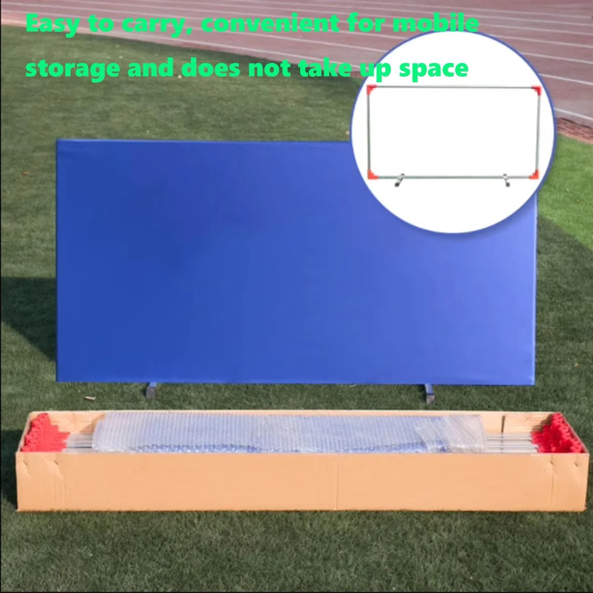 Divisorio Pieghevole per Tavolo da Ping Pong - Separatore per la Privacy per Allenamento Individuale con Staffa Girevole, 4 divisori temporanei Arancioni per Attrezzature da Allenamento (140