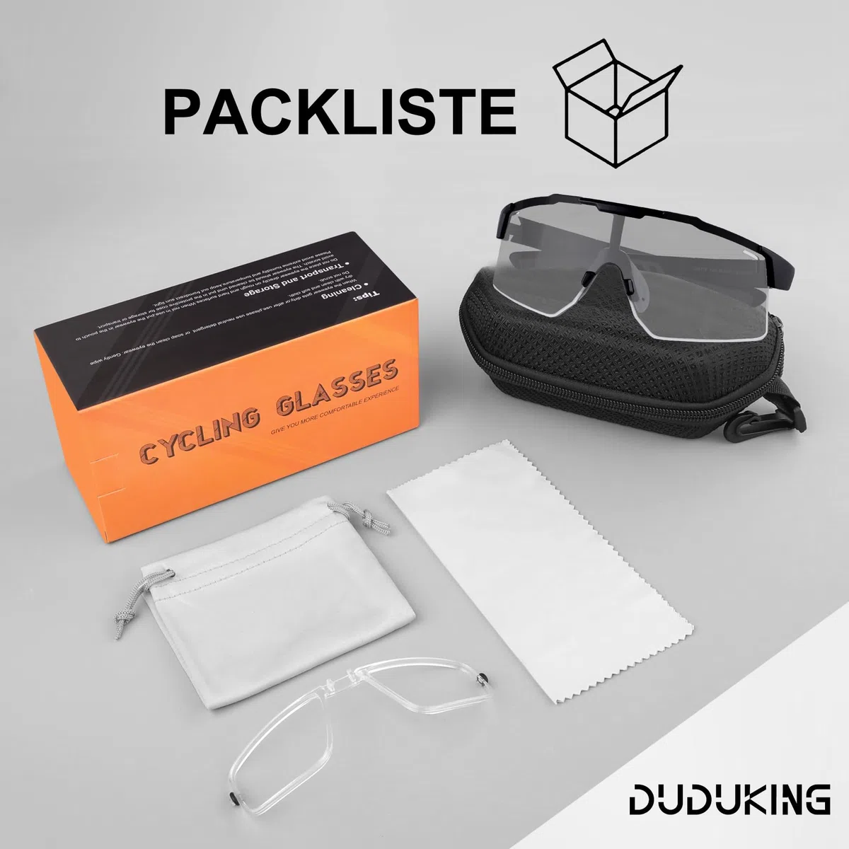 DUDUKING Occhiali da sole auto polarizzati occhiali da ciclismo da uomo e donna,occhiali sportivi da ciclismo