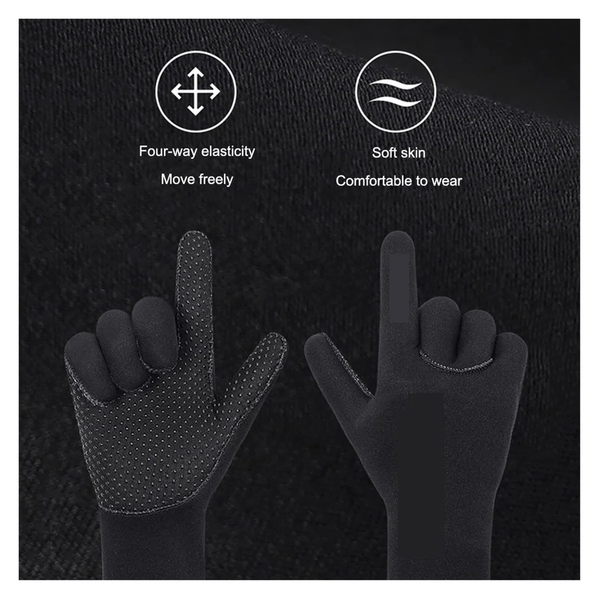 Guanti invernali riscaldati for immersioni, for uomo e donna, for sub, mute, snorkeling, canoa, pesca subacquea, guanti subacquei for surf