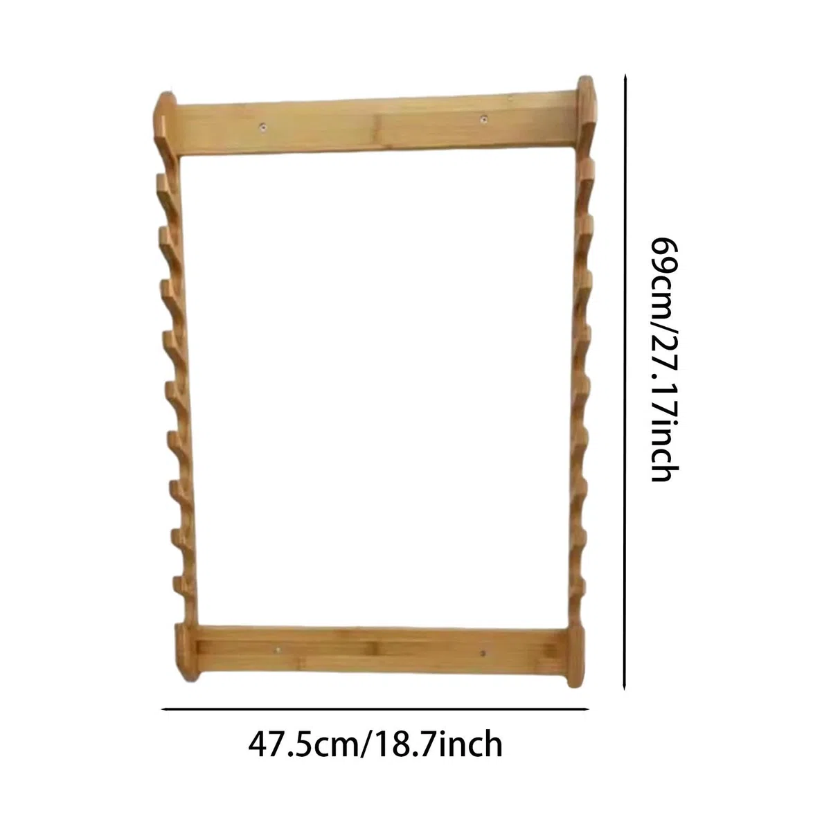 Porta Canne da Pesca, Supporto per Stecche da Biliardo, Organizer da Parete Multistrato per Cantina, Casa, Regalo per Il Marito