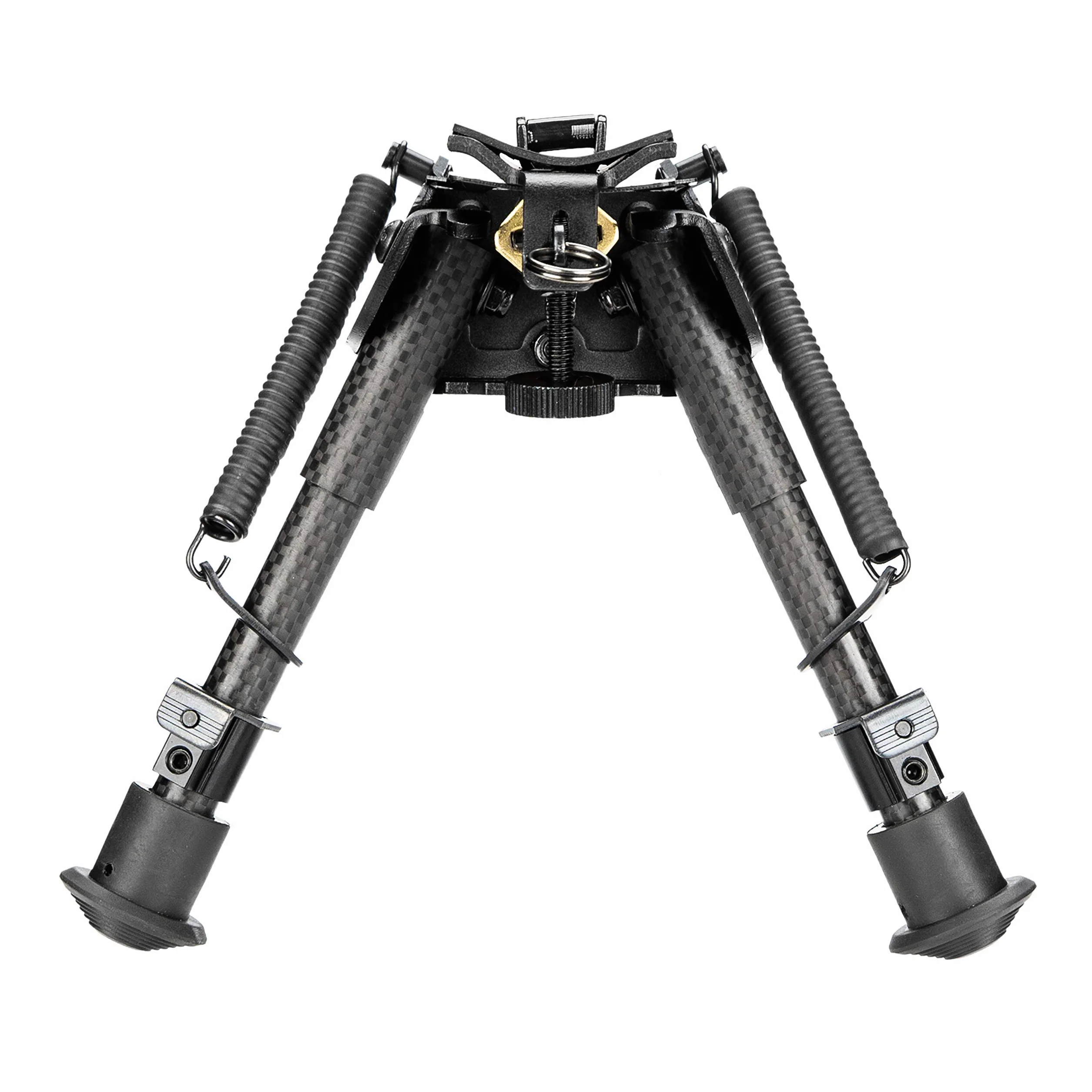 15-23cm Bipiede in fibra di carbonio Base Basculante Bipiede da tiro con leva di blocco