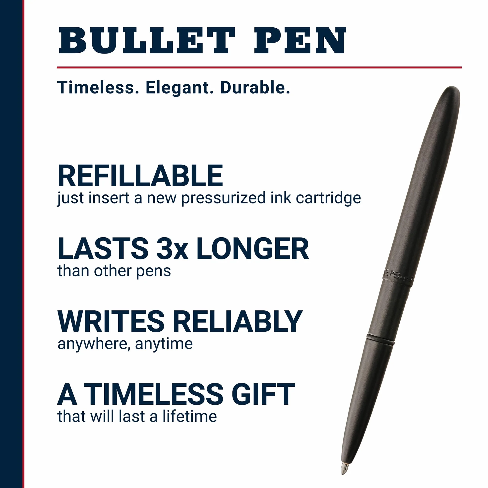 Fisher Space Pen FP44443 Coltello Tascabile, Unisex - Adulto, Nero, Taglia Unica, a sfera