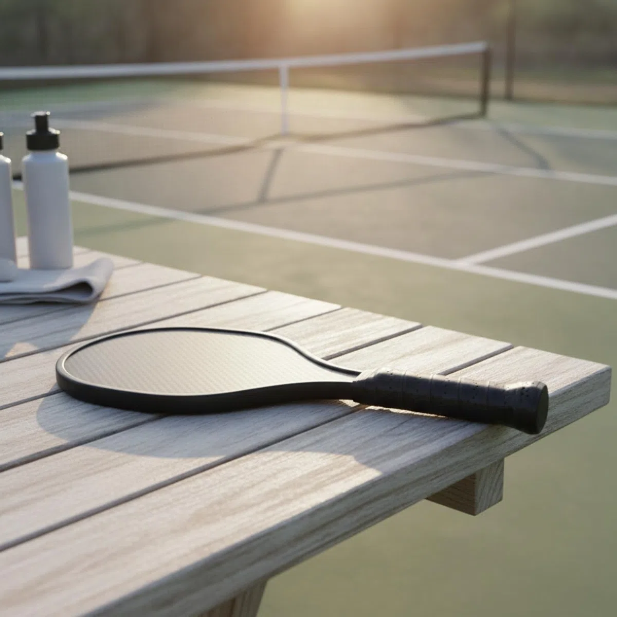 Racchetta da Allenamento Leggera | Mini, Paletta da Pickleball con Manico Nastrato, Antiscivolo, Attrezzatura, per Riscaldamento, Atleti