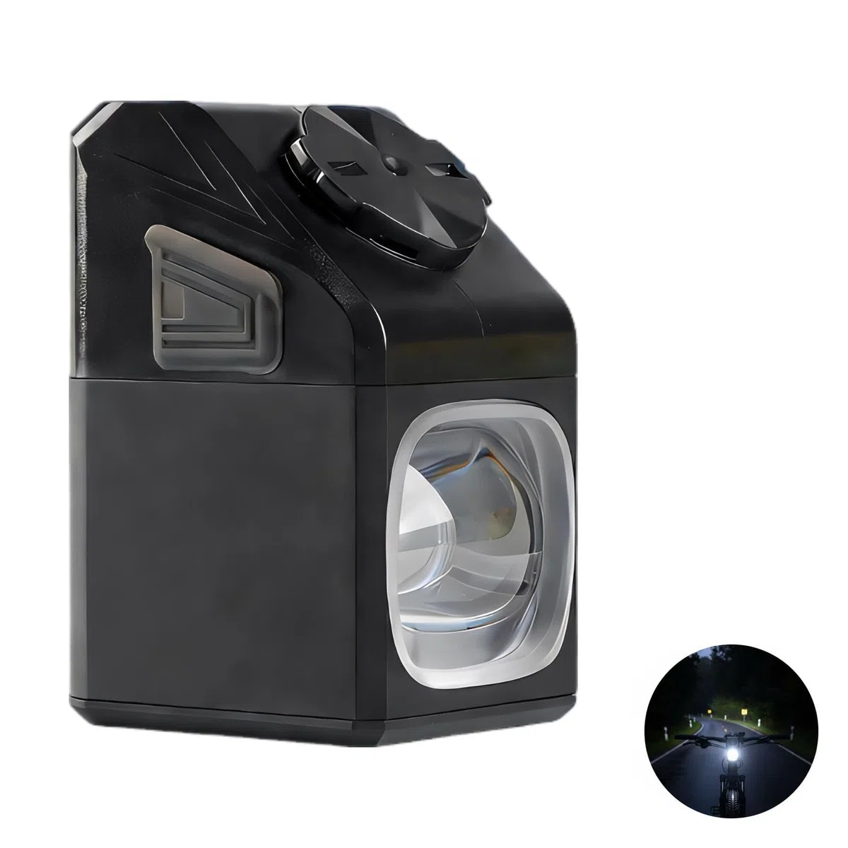Luce, 1600Lm, Doppia Sorgente di Luce Per La Guida Notturna, Anti-Glare Cut-Off Fascio, Batteria 4000Mah, Ipx6 Impermeabile, Lega di Alluminio, Facile Montaggio