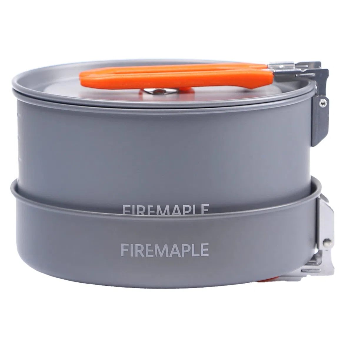 Fire-Maple Feast 2 Pentole Set da Campeggio Utensili da Cucina con Padella, Bollitore, Ciotole Spugna Cottura Kit per Ourdoor Backpacking, Campeggio Escursione Orange