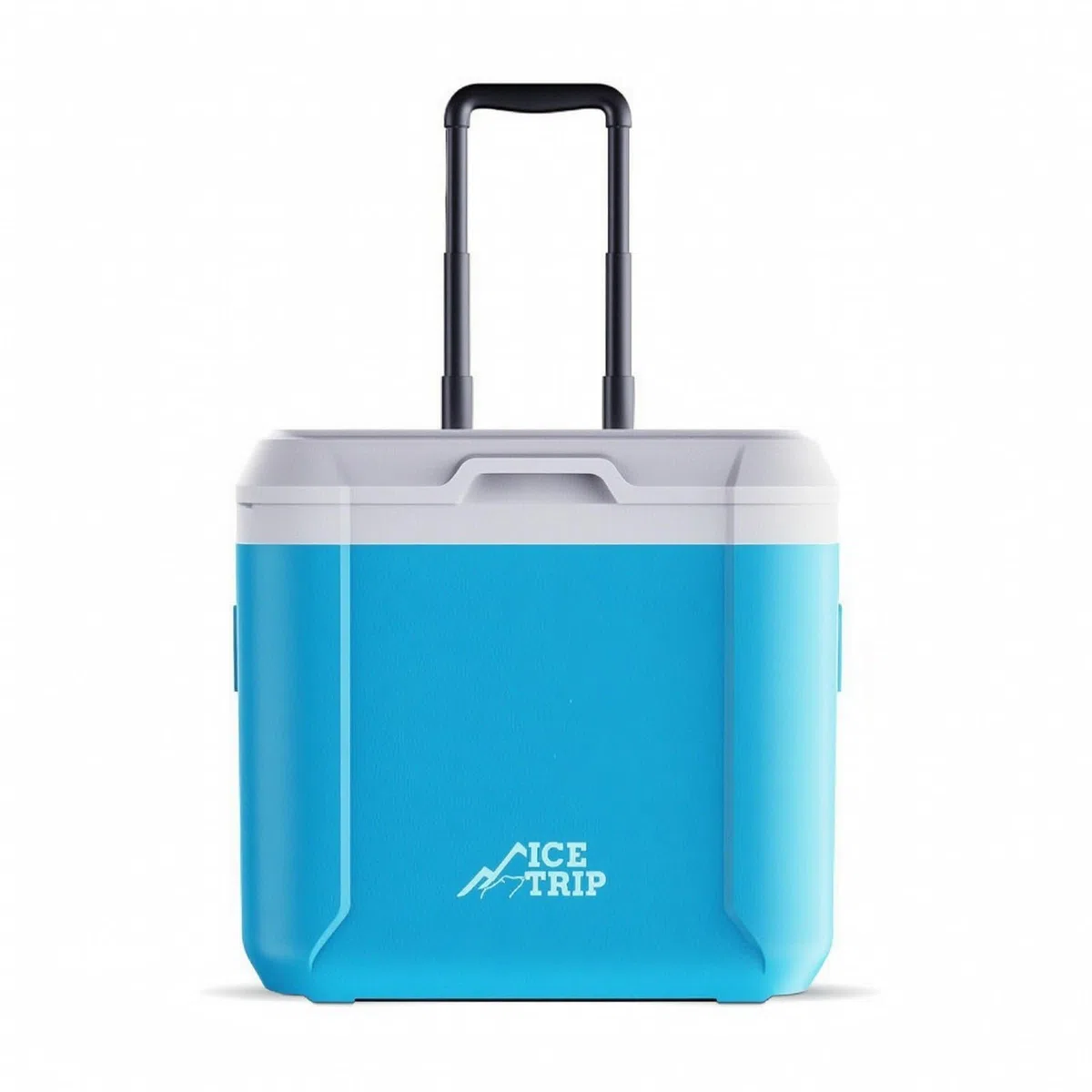 Frigo Portatile con Ruote Grande Capacità Ghiacciaia Portatile con Ruote Facile da Trasportare Scatola Termica per Campeggiatori, Famiglie, Barbecue