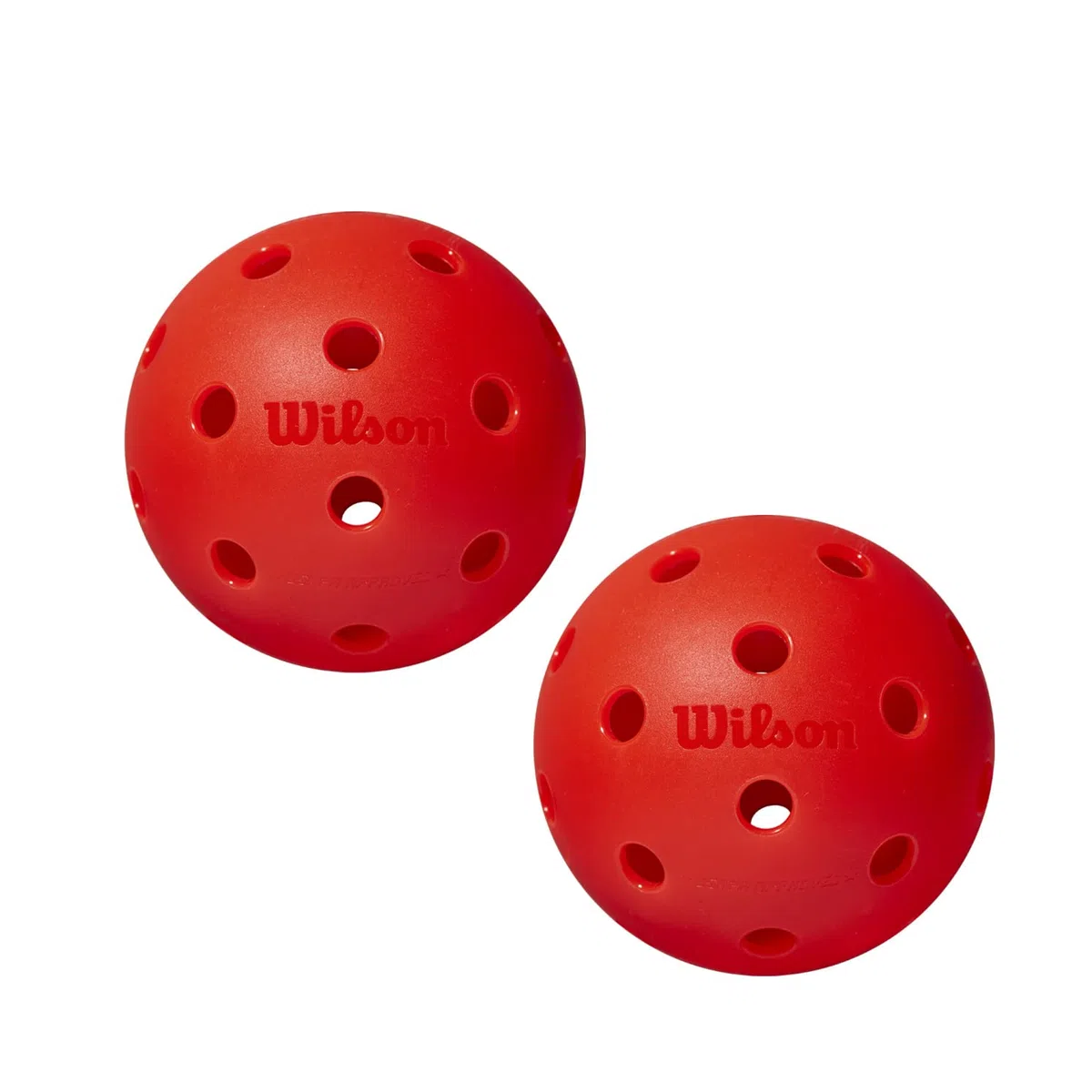 WILSON TRU 32 - Palline da Pickle, per esterni, confezione da 2, colore: Rosso