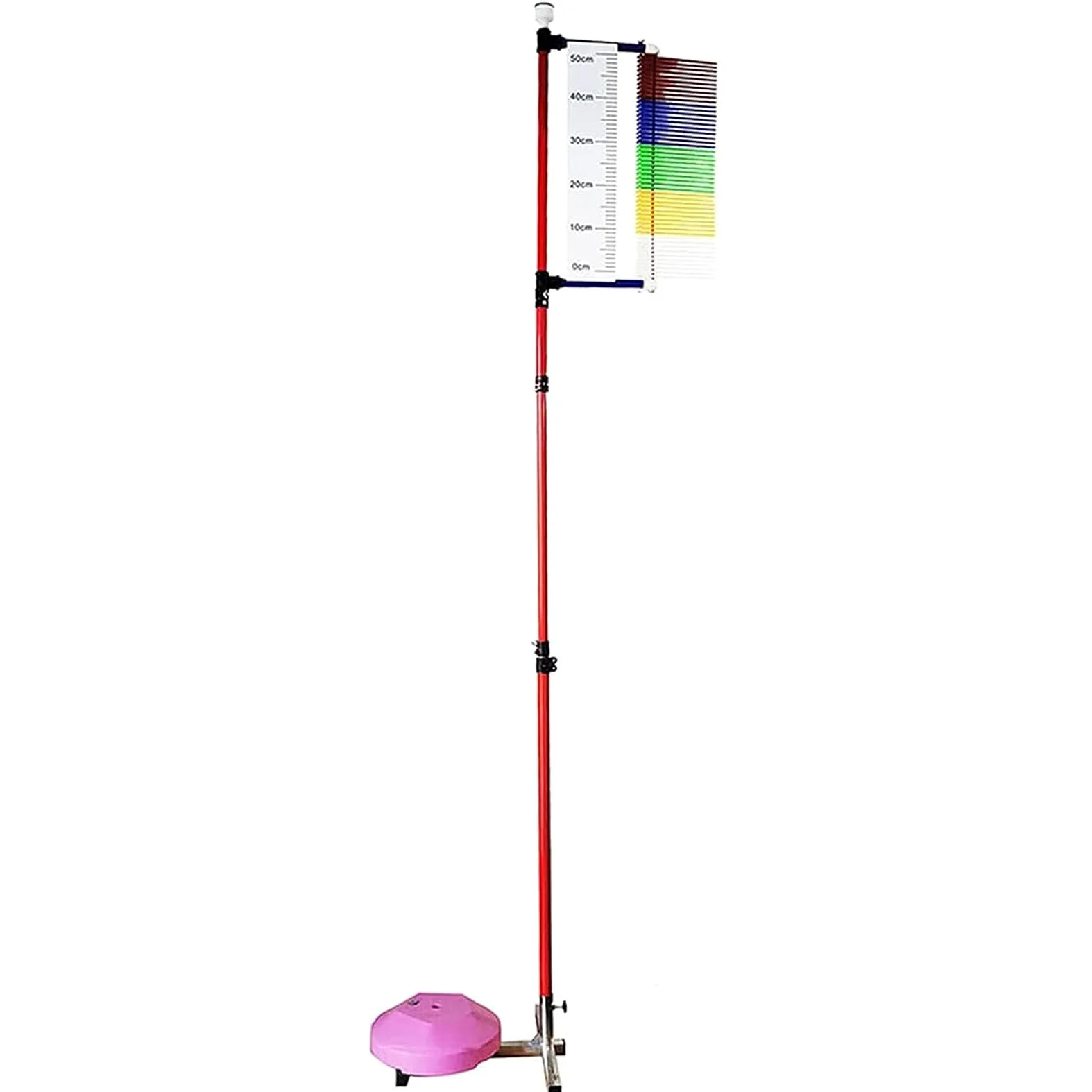Tester di Salto Verticale, Dispositivo di Misurazione Dell'altezza del Salto da 3,9 Piedi-11 Piedi con Plastica ABS, Misuratore di Alimentazione del Salto di Fitness