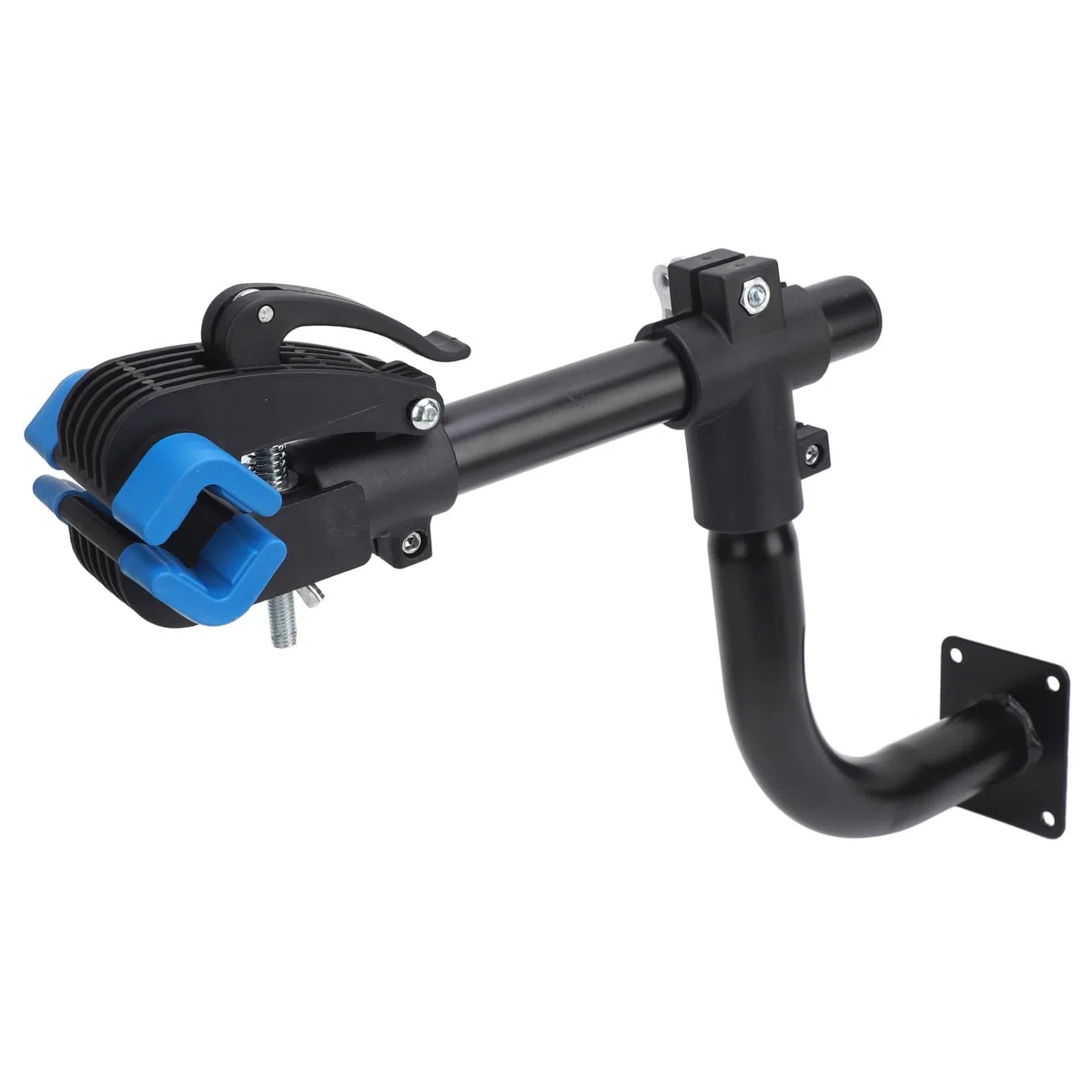 Cocoarm Cavalletto per Riparazione Bici da Parete, Morsetto per Riparazione Bici in Acciaio Inossidabile con Braccio Rotante Regolabile da 30 Mm a 75 Mm, capacità di 30 Kg per Garage per Mountain