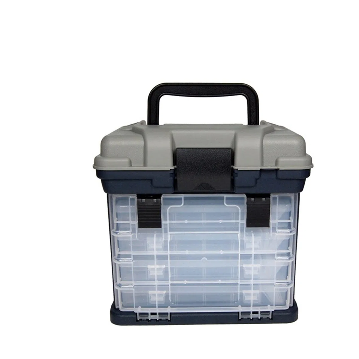 Scatola portaoggetti portatile for attrezzi da pesca, scatola porta accessori for attrezzi da pesca con maniglia, scatola porta esche, adatta for la pesca in barca in mare aperto e la pesca in