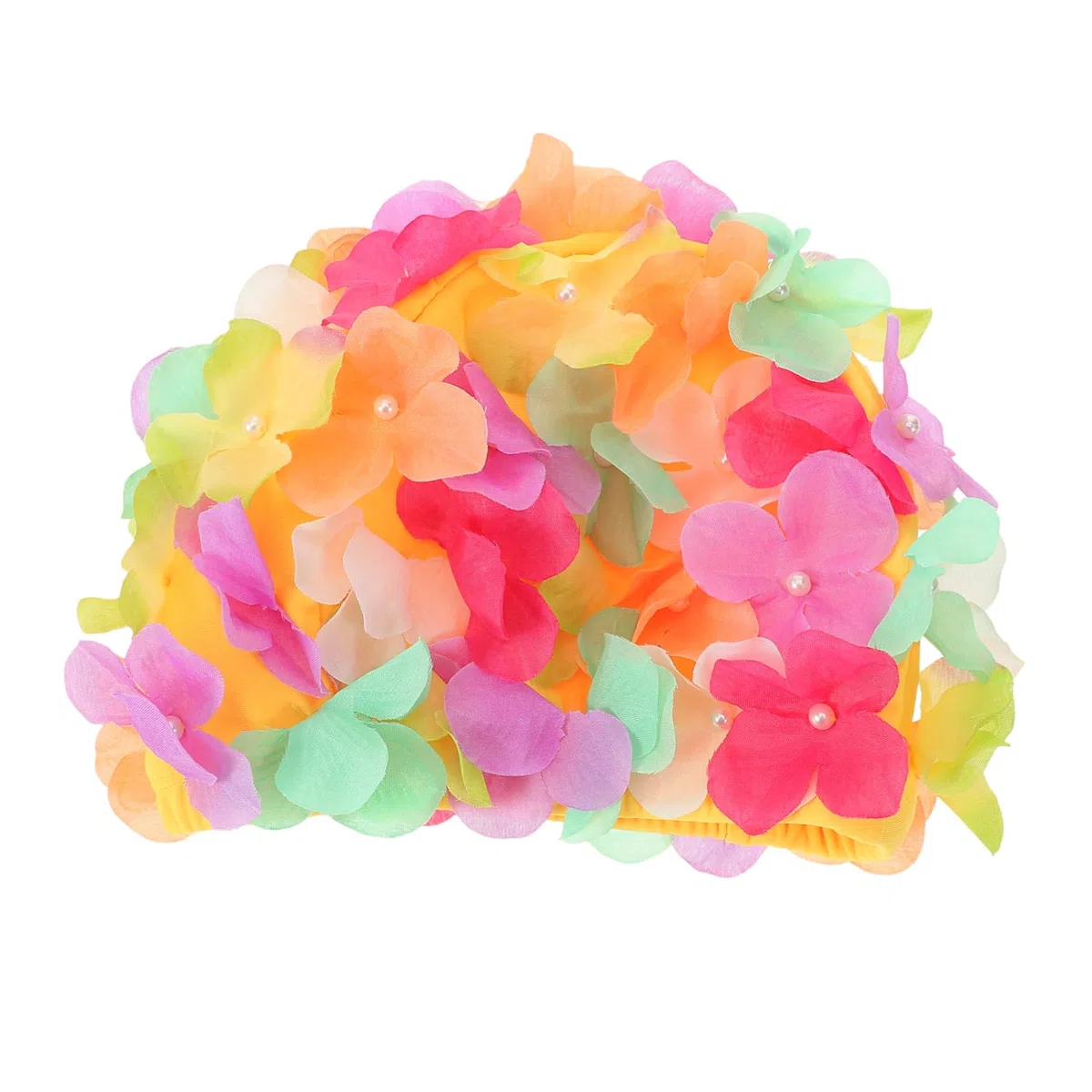 Kisangel Tappo Da Nuoto Cappello Da Bagno Piscina Cuffia Da Nuoto Nuotare i Floreale Per Tessuto Nuotata Donna Cuffia Da Bagno Cuffia Elastica Swim Cap Fiore Nylon