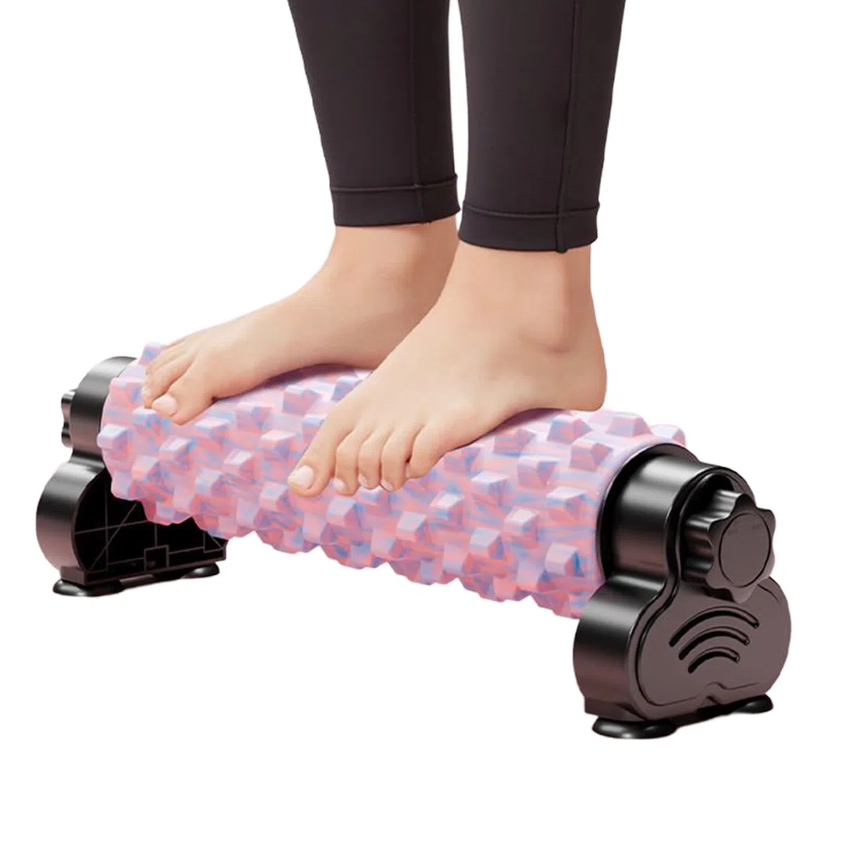 Rullo Di Schiuma Per La Parte Posteriore Deep Muscolare Con Ventose | Rullo Fitness con Supporto Per Palestra Studio Yoga Pilates Fitness Allenamento E Recupero