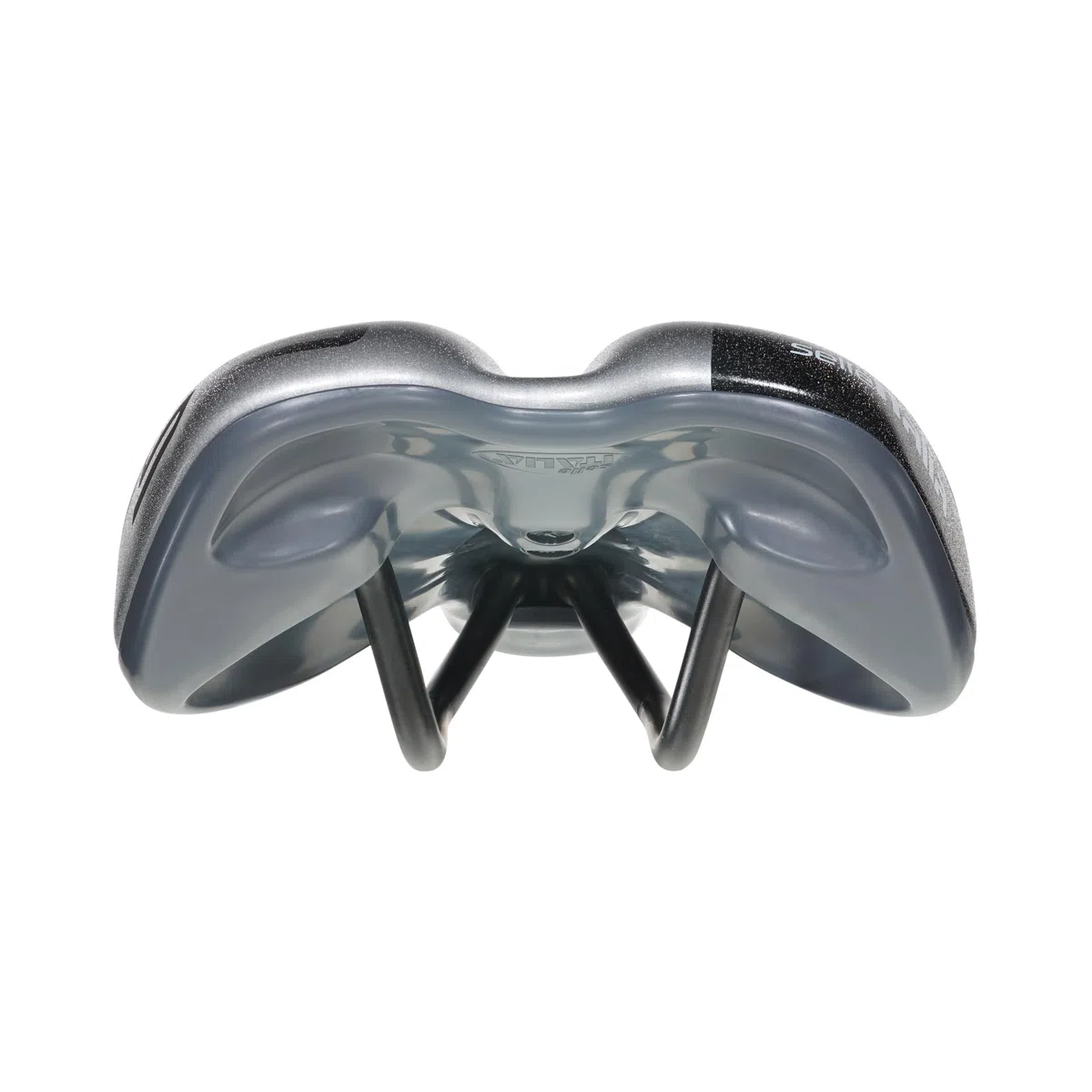 Selle Italia - Confortevole City Bike Sella S 5 Lady Superflow Donna, Rail FeC Alloy Ø7, Soft-Tek, Gel Ultra Comfort, Durevole, Nastro Riflettente Alta Visibilità, Ergonomico