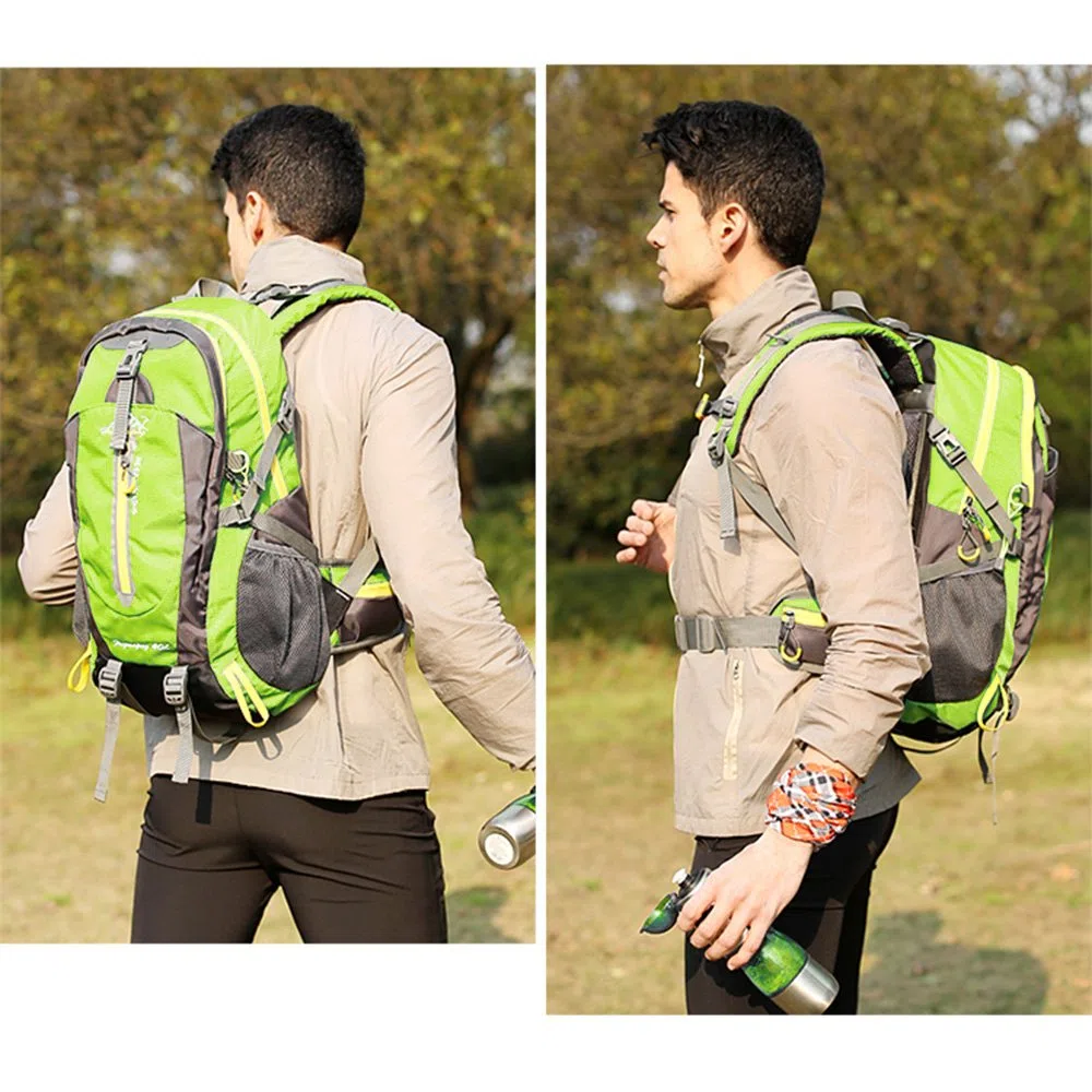 Lixada Borsa Zaino 40L Acqua Resistente Zaino Viaggio Escursione Trekking Campeggio Risalita Borse