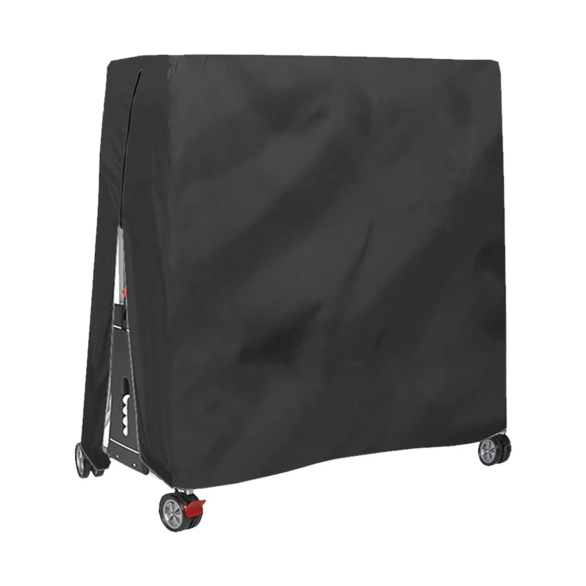 Copertura per tavolo da ping pong Oxford 420D, impermeabile, in tessuto per ping pong, per esterni, 185 x 165 x 70 cm, colore: nero