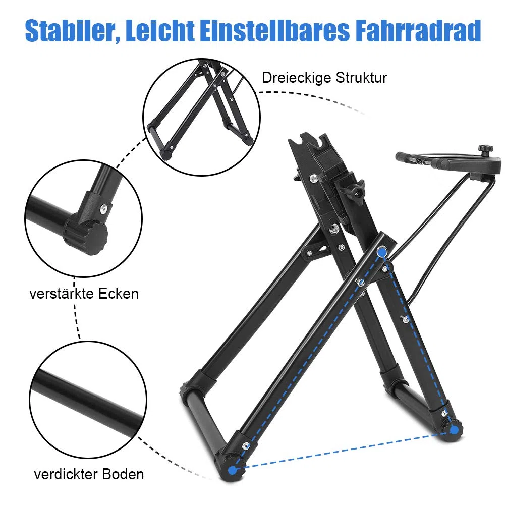 Cavalletto per Ruote per Bici, Wheel Centraruote Dispositivo di Sollevamento Manutenzione Home Centraruote Supporto del Basamento di Bike Repair Tool