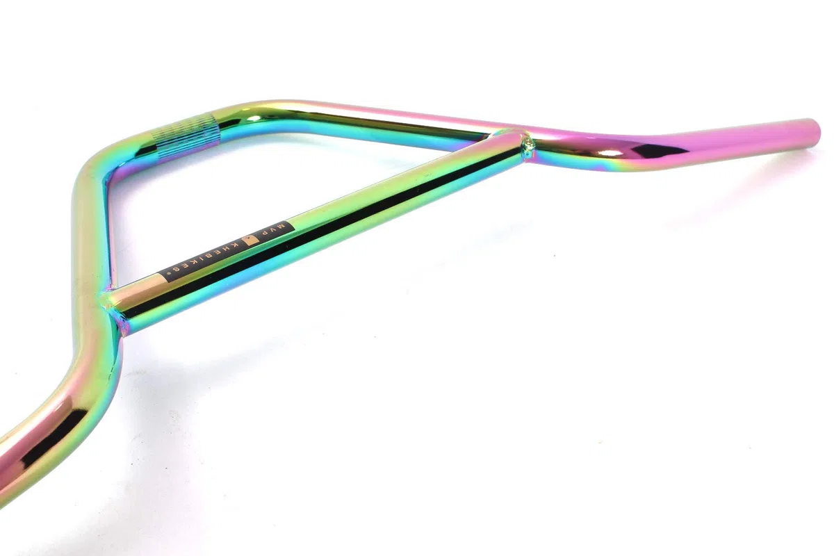 KHE MVP - BMX - Manubrio - Materiale: CrMo - Altezza: 228,6 mm - Tubo assemblato a saldatura da 22,2 mm