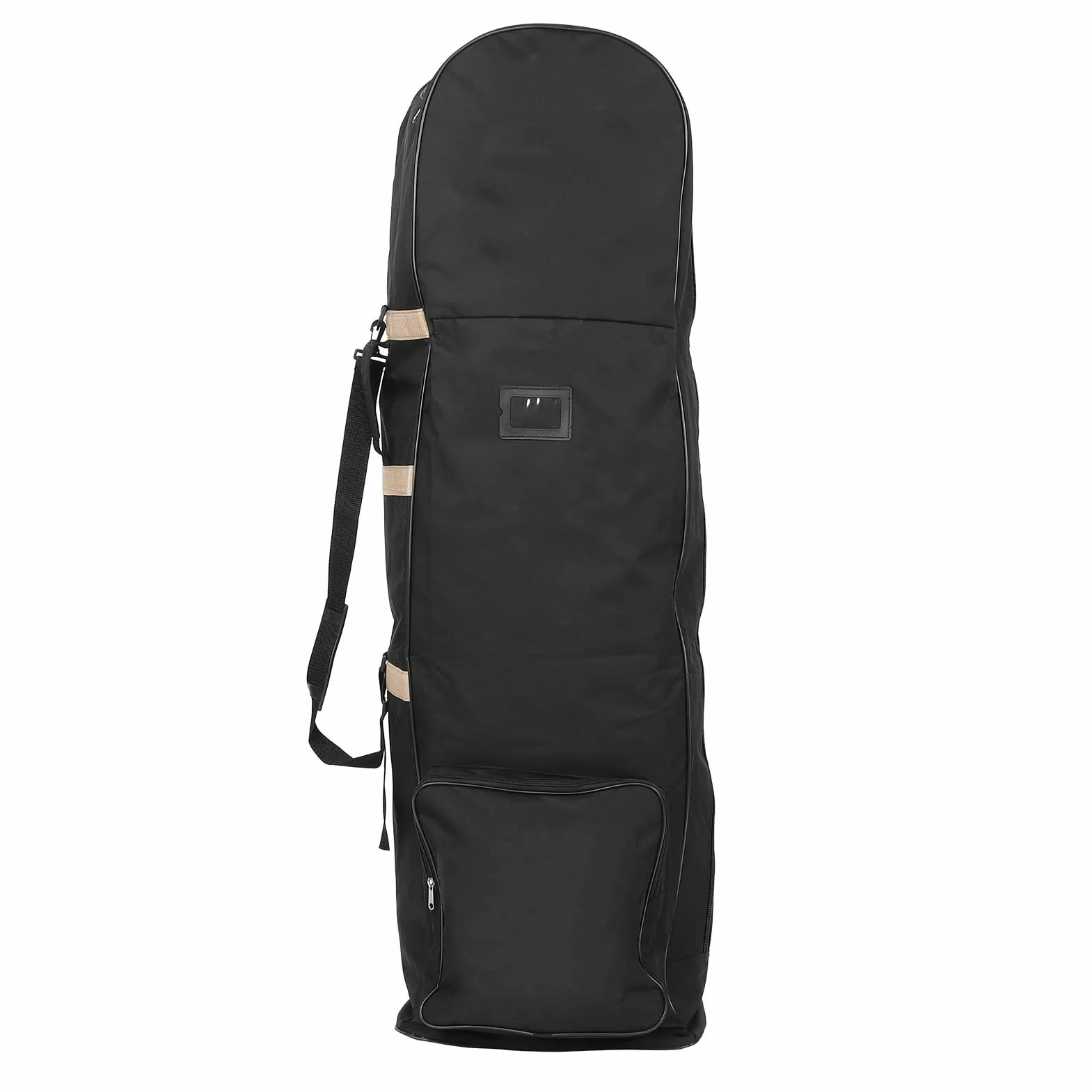 SUNGOOYUE Borsa da Viaggio da Golf, Borsa da Pieghevole per Aviazione da con Bobina Oxford 600D Custodia per Club con Ruote (Gold)