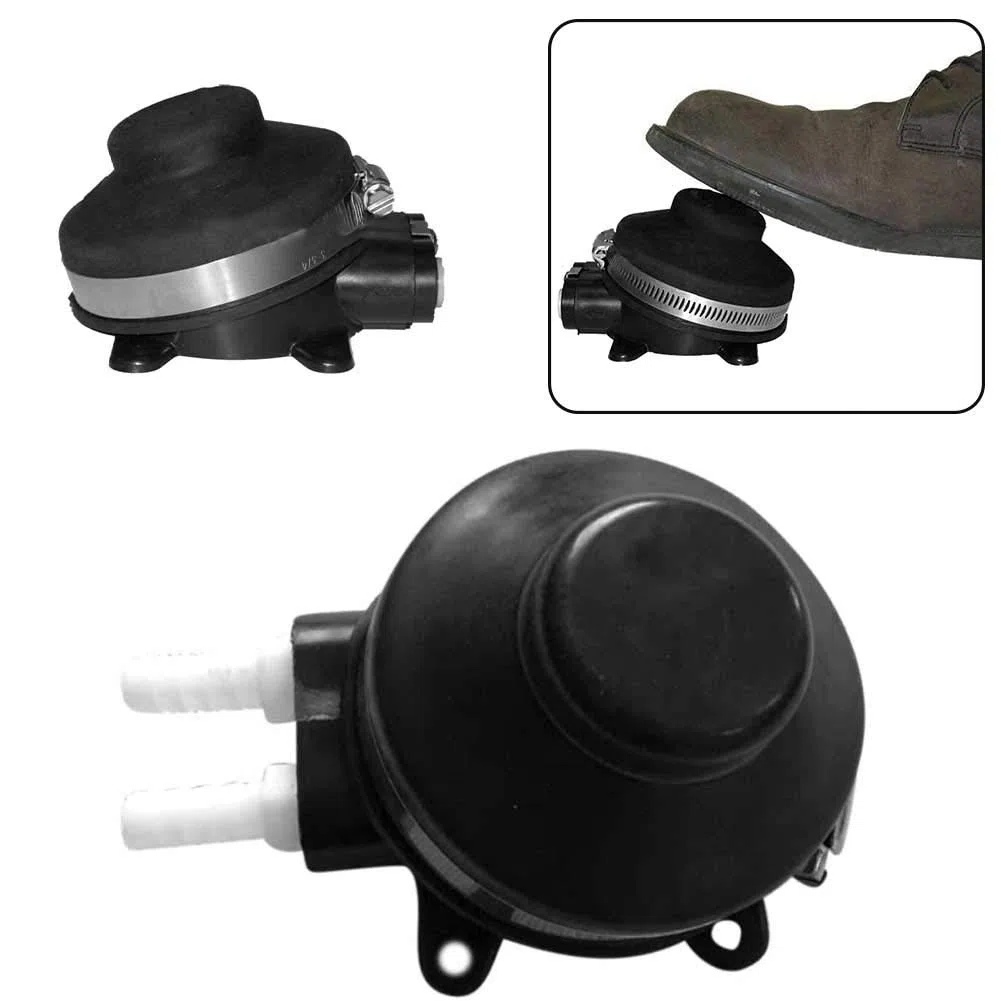 Pompa dell'acqua per barche, pompa dell'acqua per piedi marini, lavabo RV WC pompa a pressione per piedi marini pompa di sentina pompa autoadescante