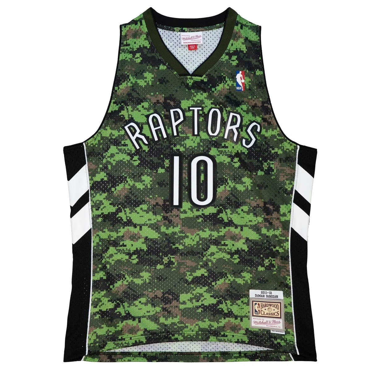 Mitchell & Ness DeMar DeRozan #10 Toronto Raptors 2011-12 - Maglia Swingman NBA Alternate CAMO