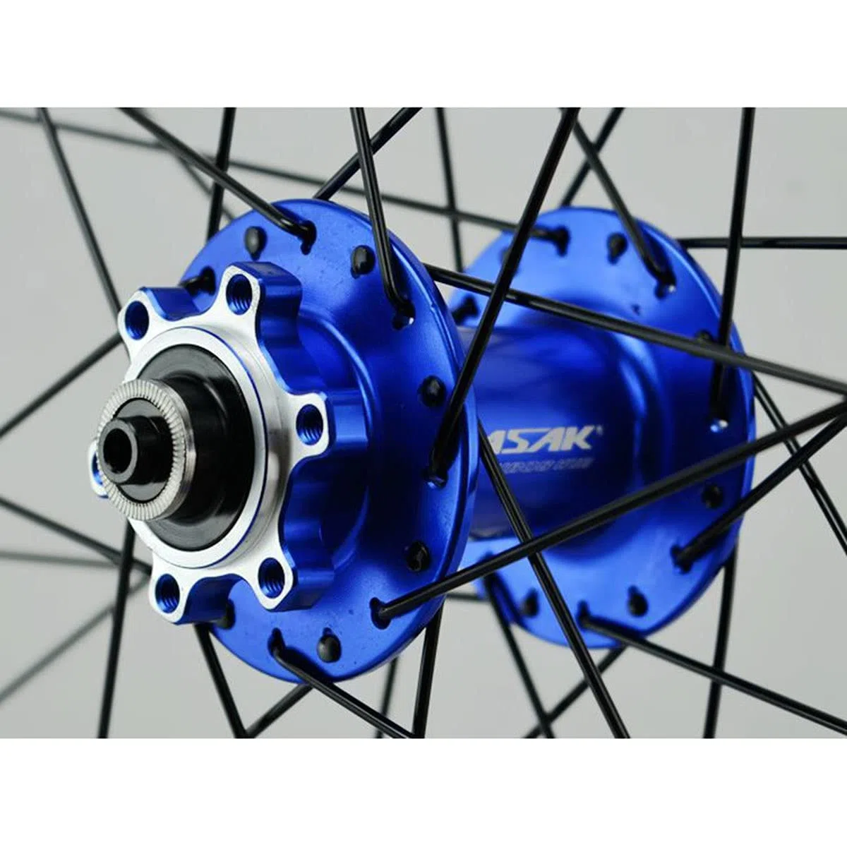 ZFF MTB Ruote per Bicicletta 26 27,5 29 Pollici Ruota per Mountain Bike Doppio Muro Cerchio in Lega Rilascio Rapido 7-12 velocità Cassetta Ruota Libera Freno A Disco 32H (Color : Blue 2, Size : 26in)