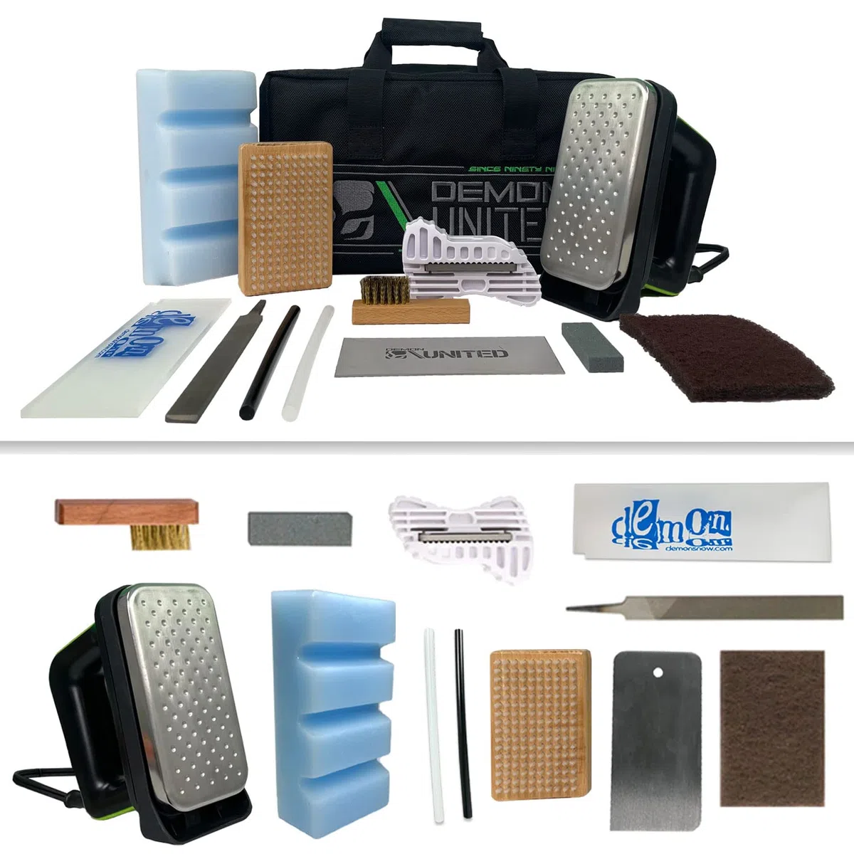 Demon Snow Shred Ready Ski Tuning kit & snowboard Tuning kit con iron- include 0,5 kilogram di cera – Good for over 20 da sci o snowboard Tune UPS