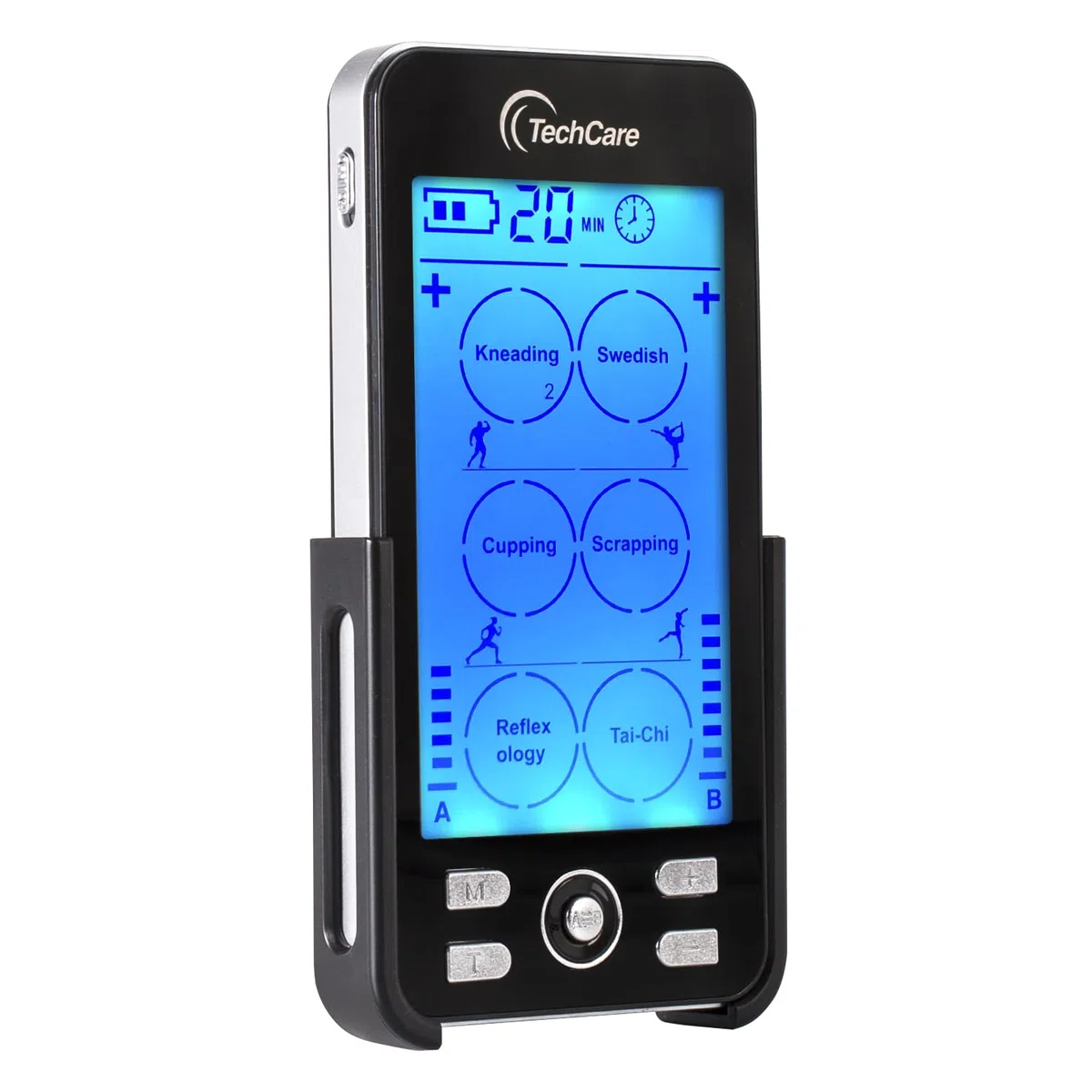 Techcare Massager Decine Unità 24 Modi stimolatore muscolare Pulse macchina del Massager