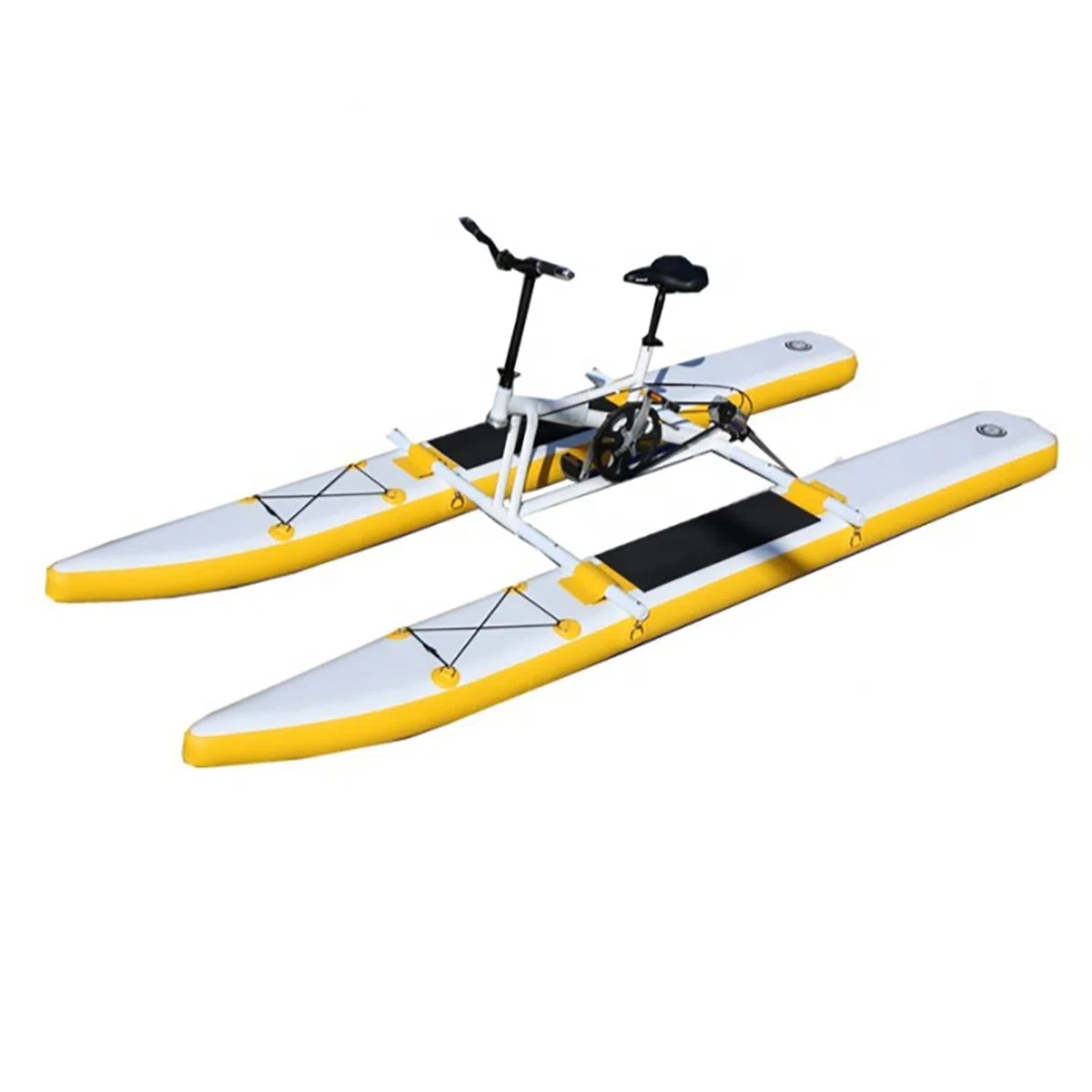 Bici gonfiabile per acqua, kayak a pedale per lago, mare, piscina, sport acquatici, turismo, esercizio cardio, ciclismo