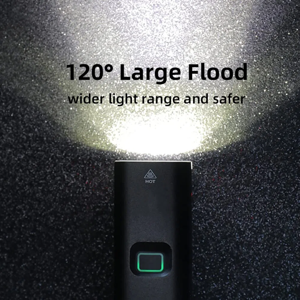 Luce per Bicicletta 1000 Lumen, Faro per Bici, Power Bank, Torcia, Manubrio, Ricarica USB, MTB, Strada, Luce ad Alta intensità