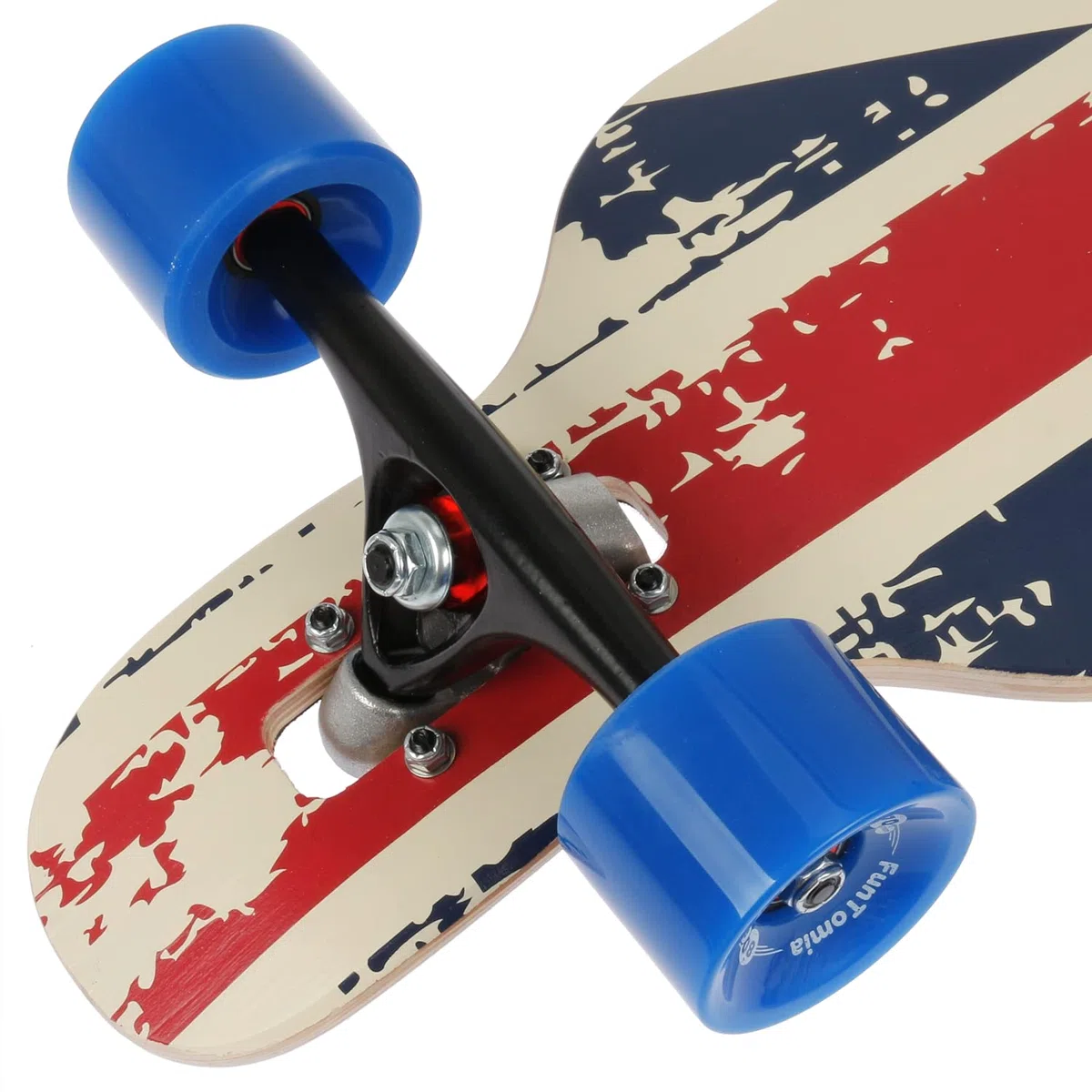 Flex1 fino a 122 kg – Camber Longboard (Flex1 fino a 122 kg, Inghilterra – legno d'acero)