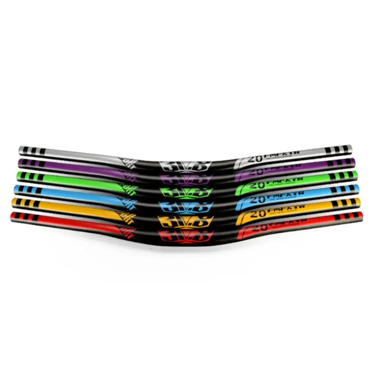 YLME Manubrio per Mountain Bike, Manubrio MTB in Lega di Alluminio da 31,8 Mm, Manubrio per Bicicletta A Forma di Rondine per Ciclismo su Strada di Montagna BMX