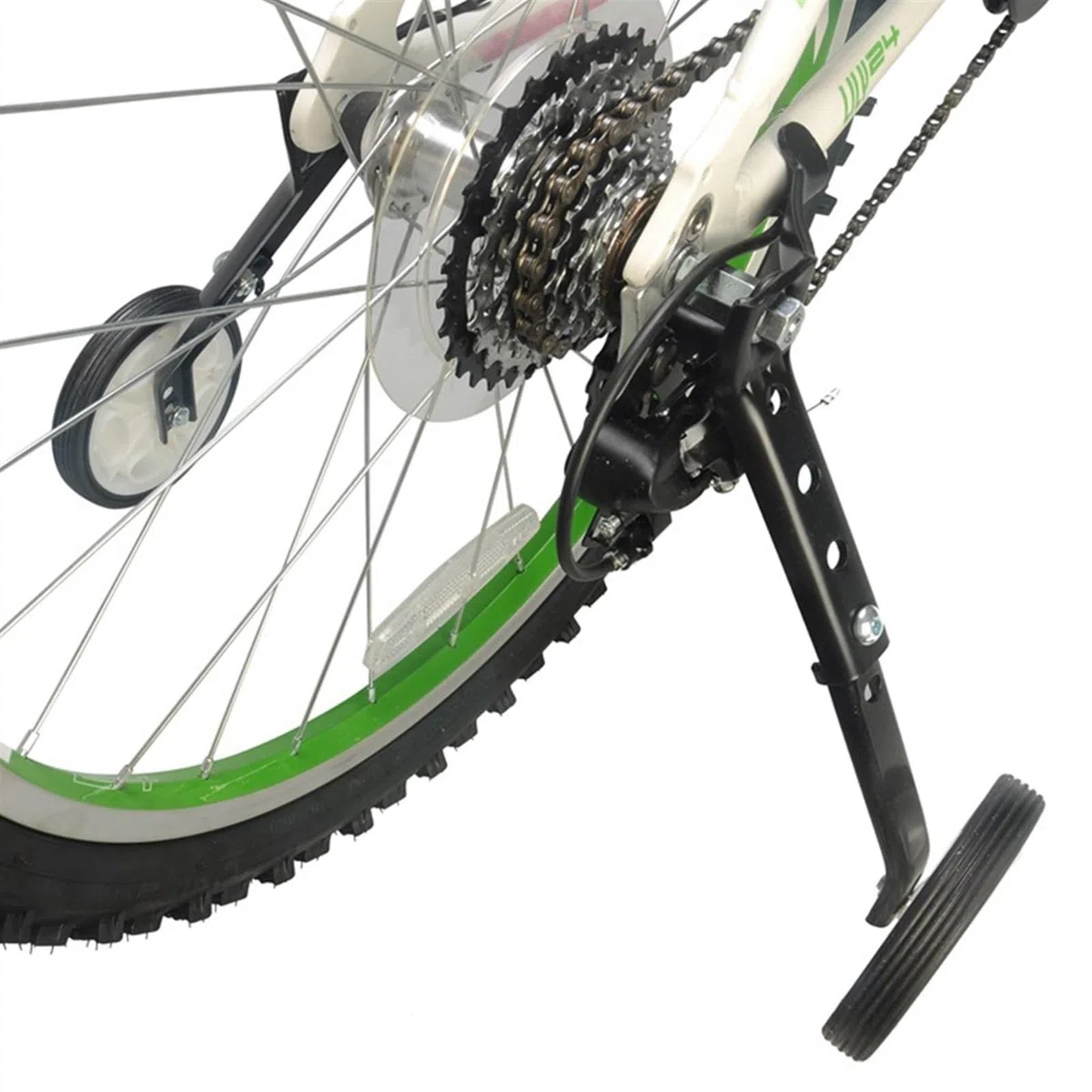 Rotelle per Bici Bambini 2pcs Ruota da Allenamento for Ciclismo Universale Bicicletta for Bambini Assistenza stabilizzatore dell'equilibrio in Acciaio.