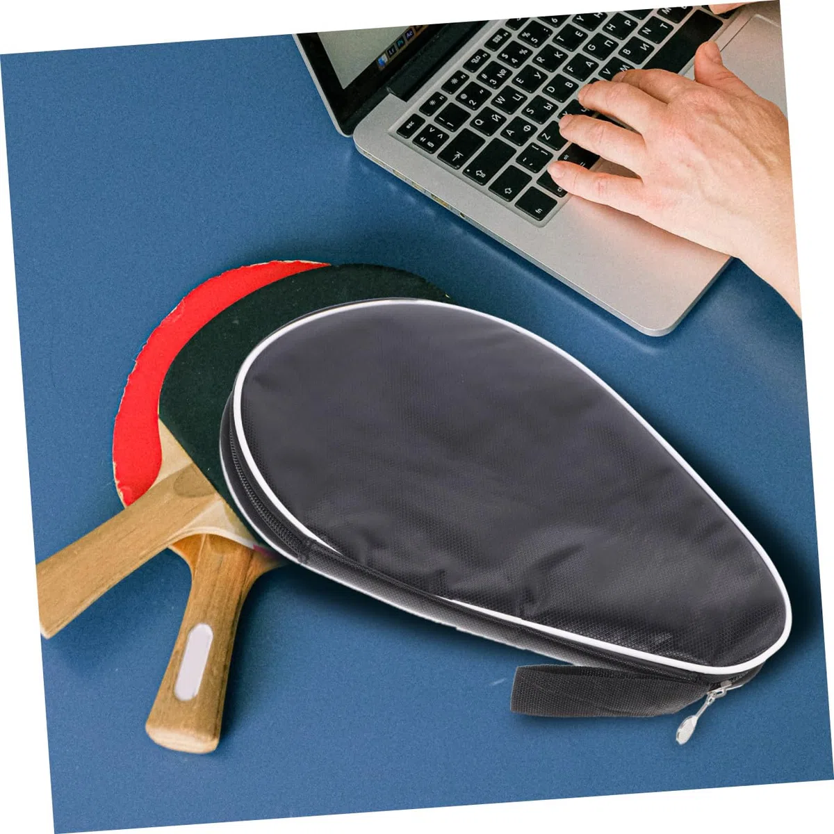 YARNOW Borsa Da Pong Riutilizzabile Organizzatore Borsa Per Racchette Da Pong Organizzazione Custodia Per Racchette Da Pong Sport Portatile Panno Oxford