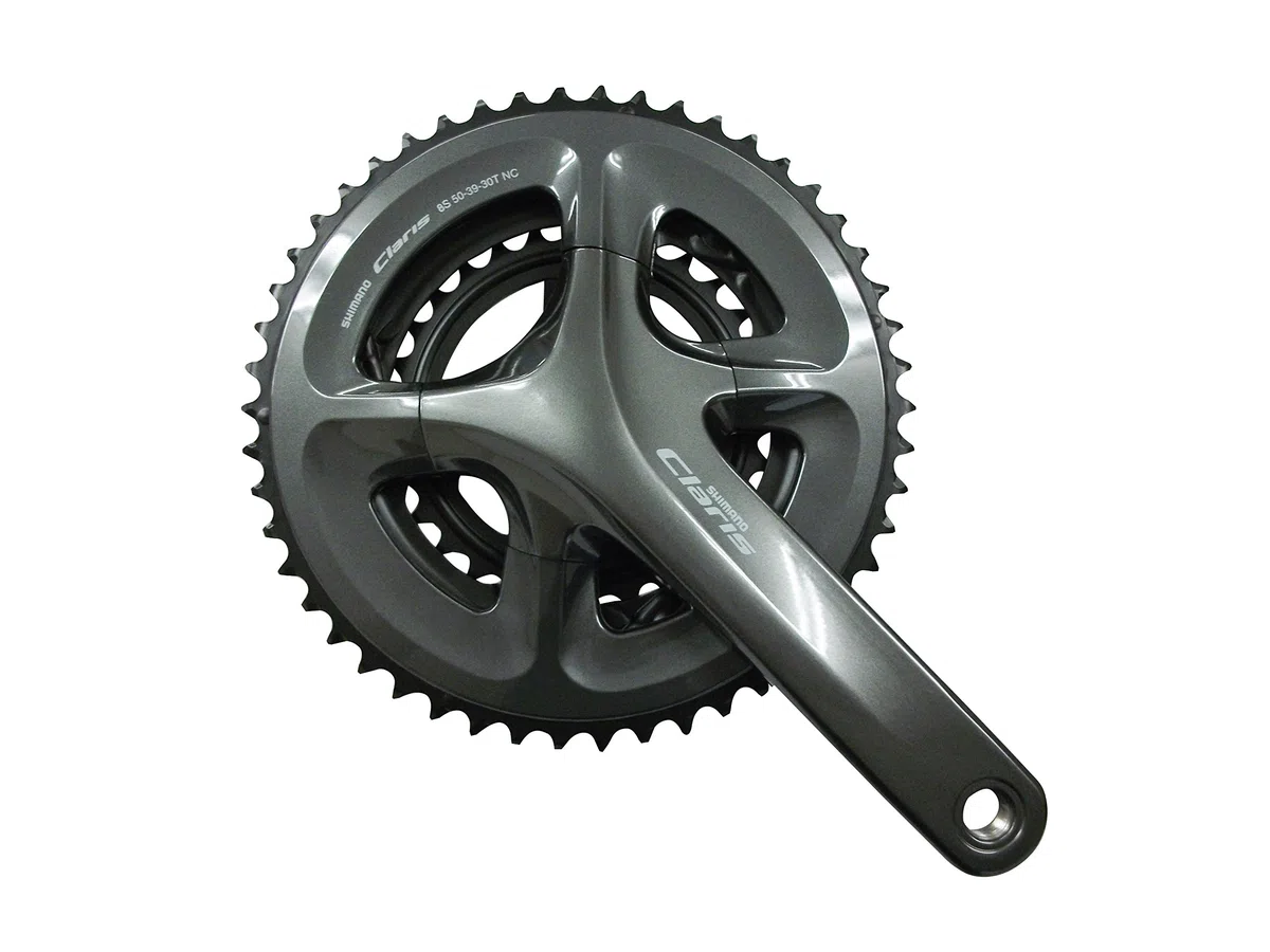 SHIMANO Claris R2030 - Guarnitura Tripla a 8 velocità, 50/39/30