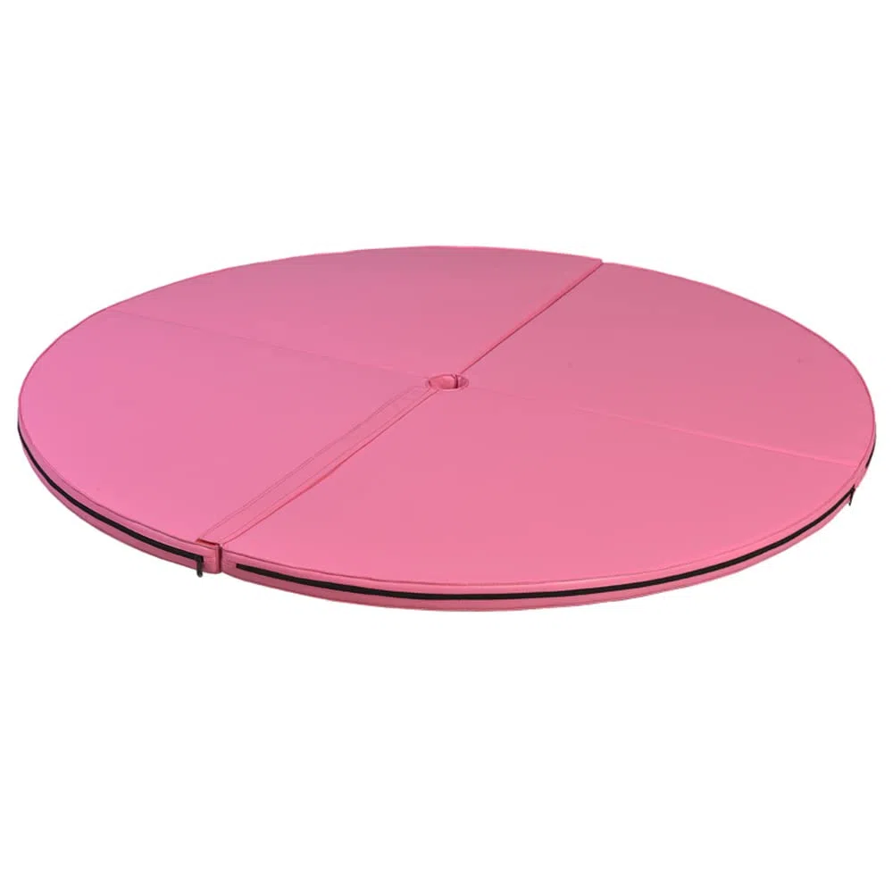 Dancing Pole Crash Mat Tappetino per esercizi extra spesso Palo da ballo Home Yoga Pilates Ginnastica Mat-Rosa(Size:120x5cm)