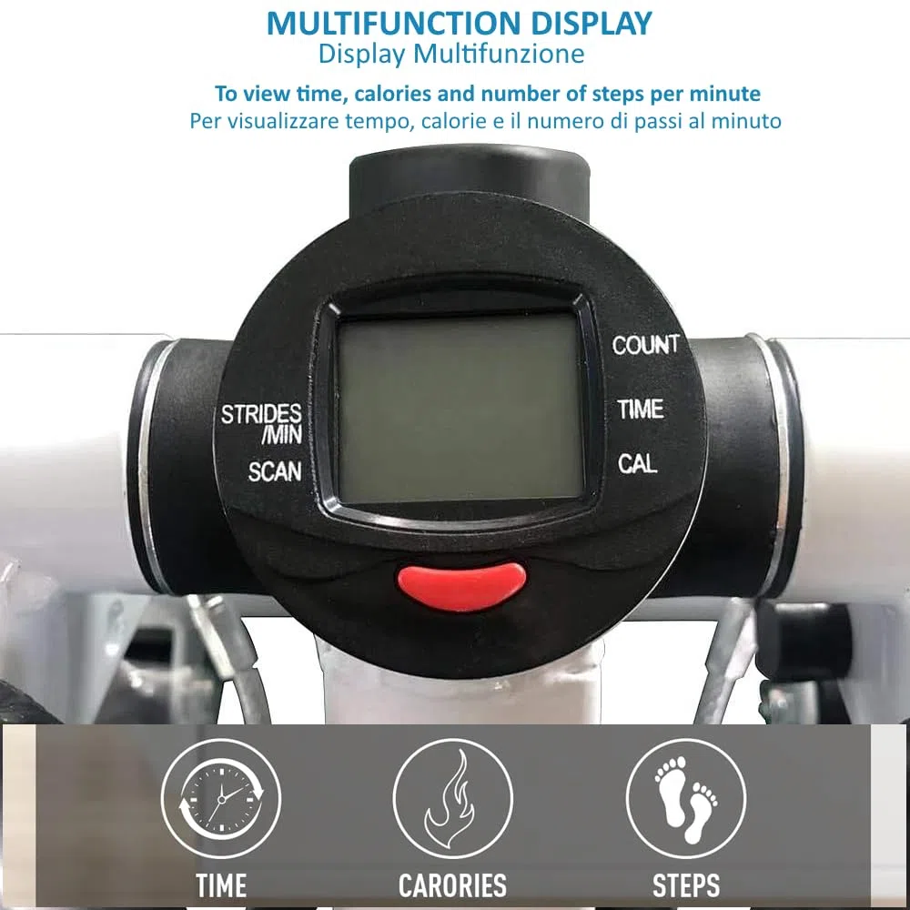 FMMS504B Up Down Swing Stepper Home Trainer Stepper Portabile Salvaspazio Step Up Casa Palestra