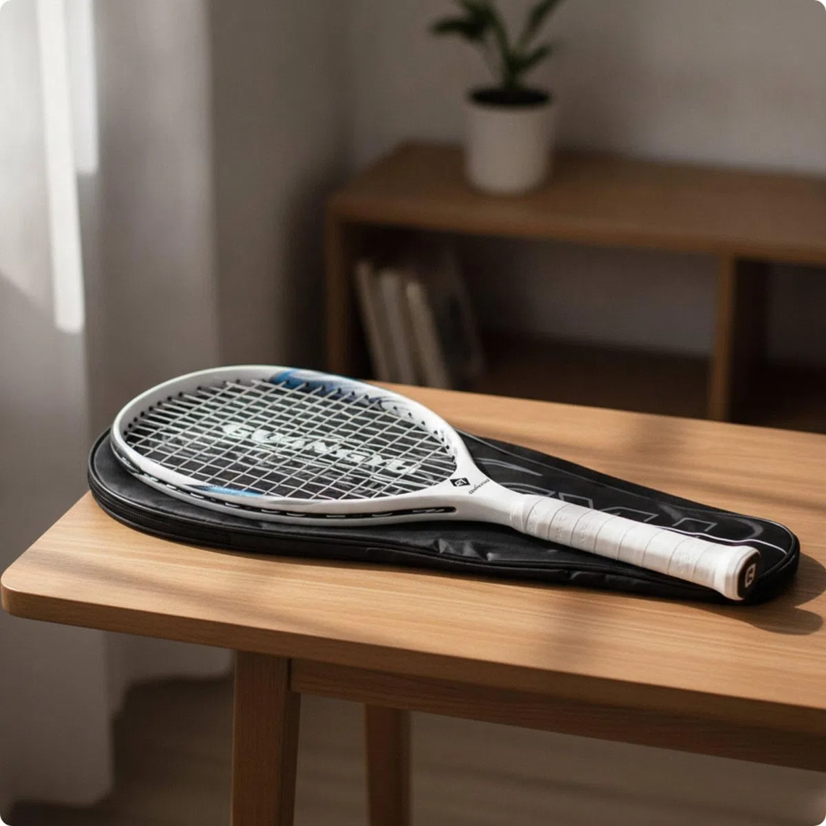 Racchetta con Custodia Leggera Racchetta da Tennis Leggero Attrezzatura per Adulti, Partite Amatoriali