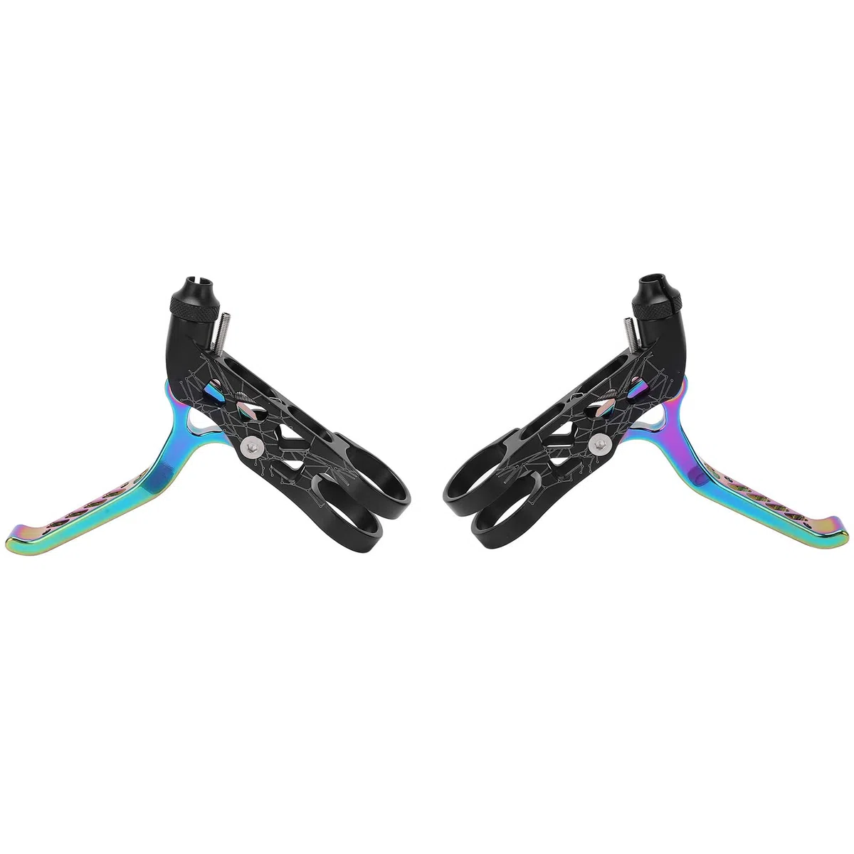Maniglia del Freno della Bici in Lega di Alluminio Leggera per 3sixty 1 Paio di Leve (COLORFUL)