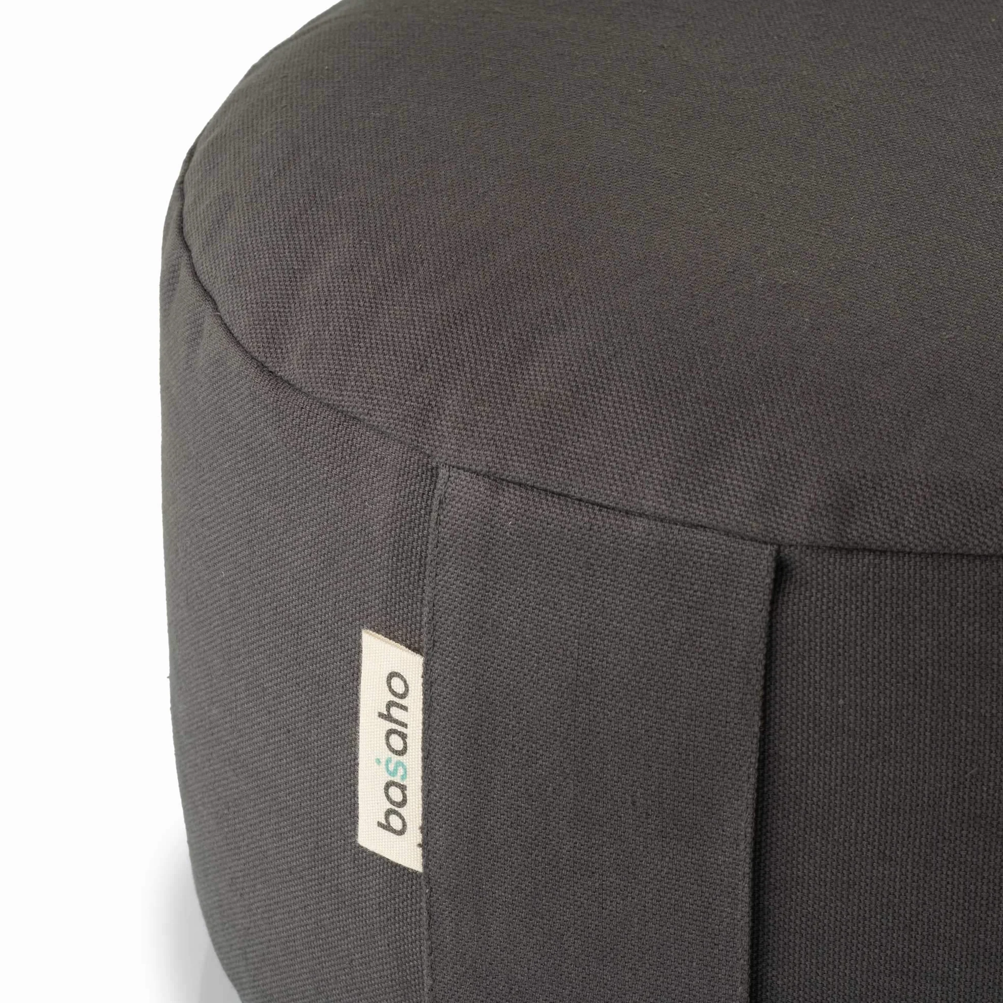 basaho WHEEL Zafu Cuscino da Meditazione | Cotone Organico | Gusci di Grano Saraceno | Rivestimento Lavabile Rimovibile