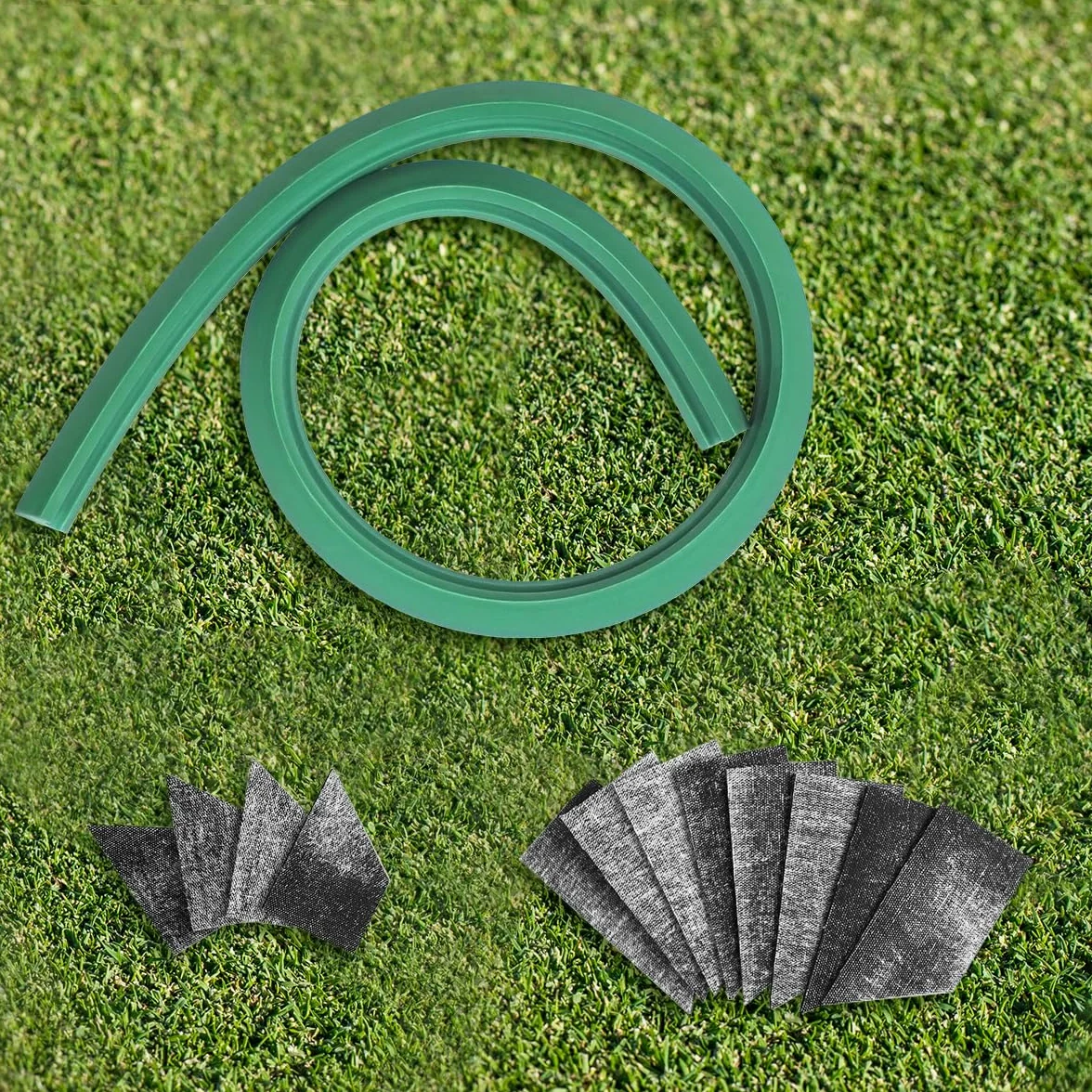 PolyMath Biliardo K66 cuscinetto in gomma per tavolo da biliardo (set di 6) paraurti di ricambio accessori – 7/8/9 piedi e set di federe da 12 – 3 mm / 0,12 pollici