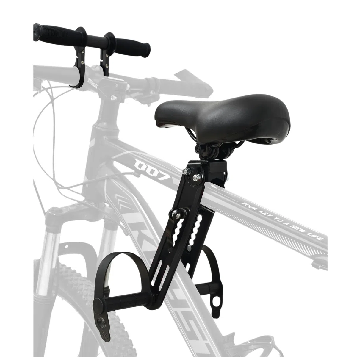 Seggiolino per Bici da Corsa per Bambini ampiamente Compatibile | sicuro per bambini dai 2 ai 7 , può essere adattato. Asiento Para Bicicleta Para Niños Seggiolino per bici per