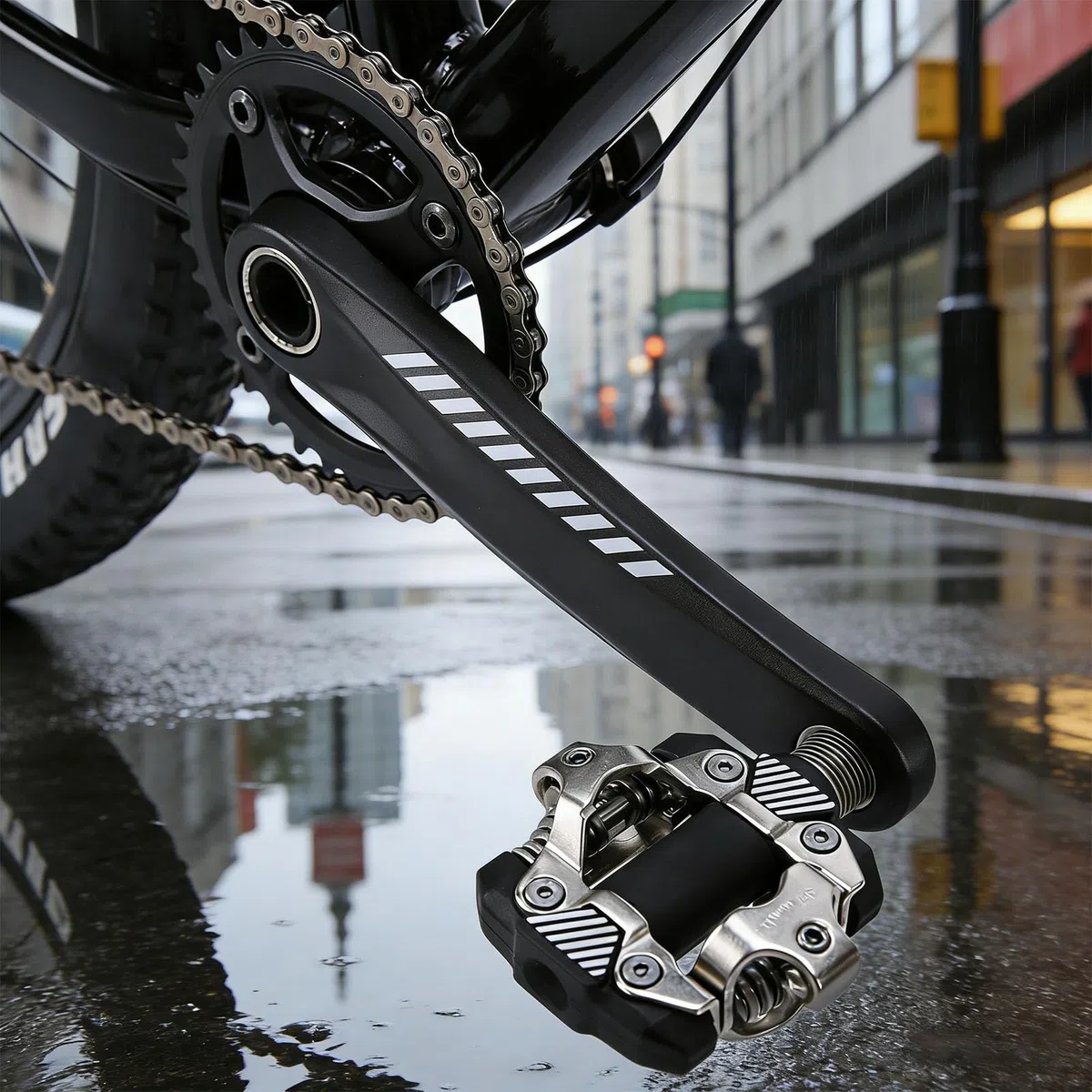 Pedali Bici Leggeri in Lega di Alluminio, Cuscinetto DU, per Bicicletta | Design della connessione , rotazione , compatibile con mountain bike