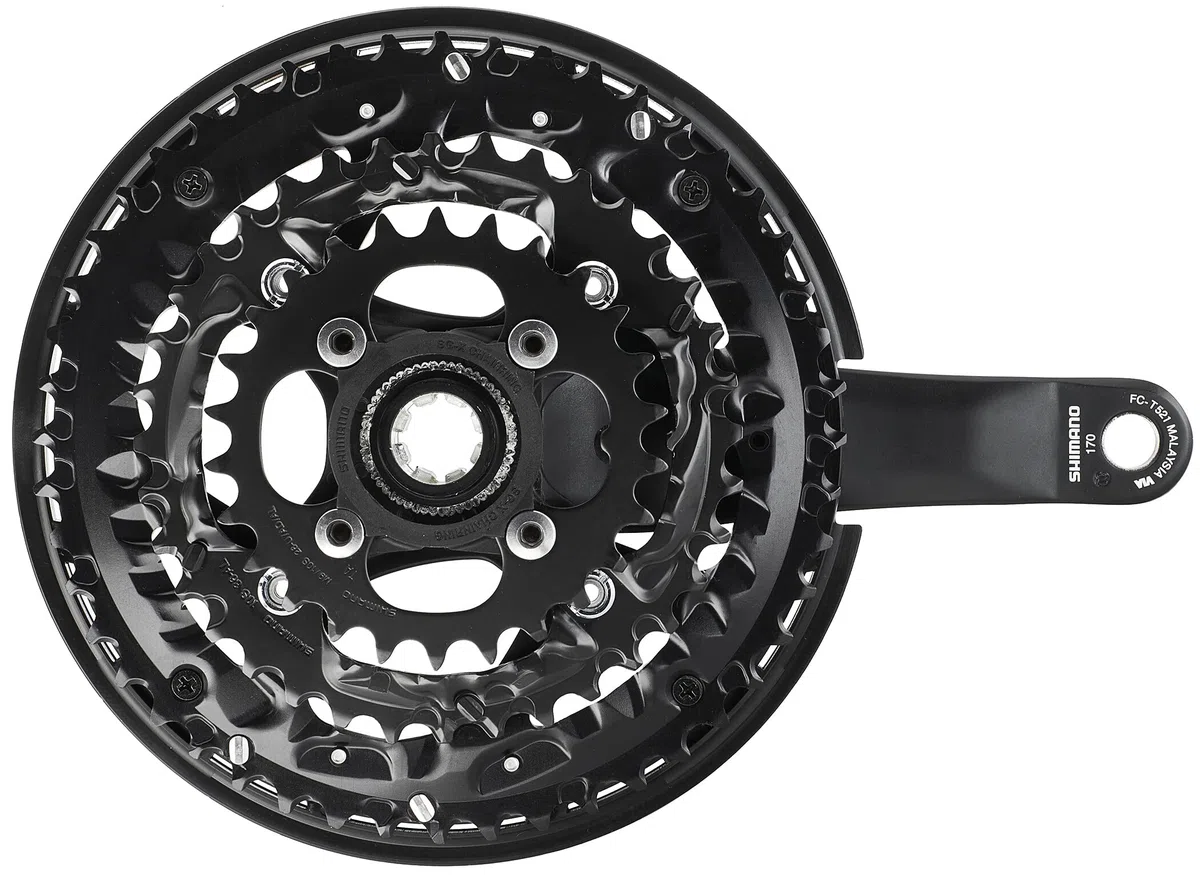 Shimano 785010 Guarnitura, Nero, 13 x 13 x 18 cm