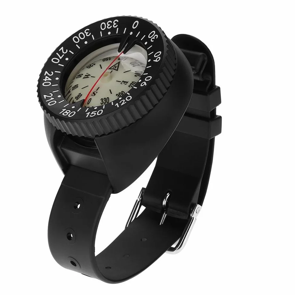 Bussola Subacquea, Bussola Campeggio Per Orologio Subacqueo, Compass Per Orologio Da Esterno, Bussola Da Polso Adatto per l'immersione, il Campeggio, l'escursionismo, il ciclismo,