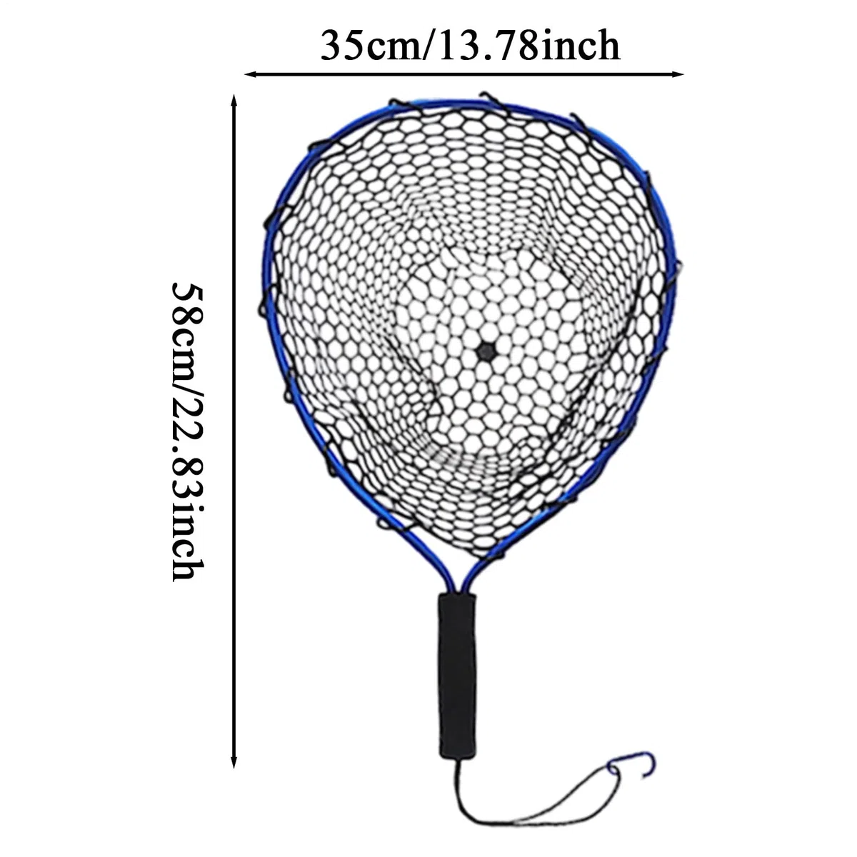 Angler's Landing Net - Attrezzatura Telescopica Per La Raccolta Di Pesci Allungabili, Rete Portatile con Manico | Attrezzatura Di Cattura E Rilascio Pieghevole Leggero per Kayak In Barca Di Acqua