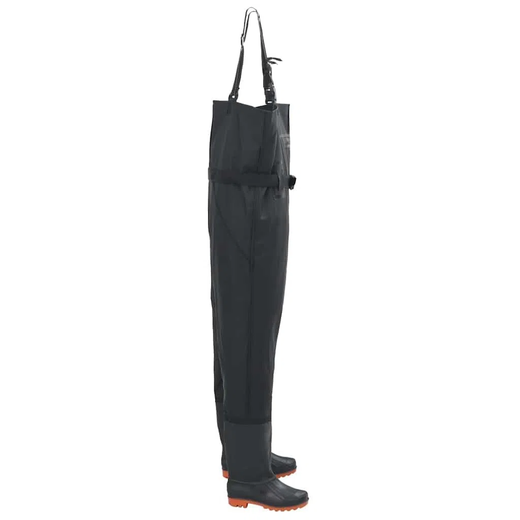 Wader con Stivali e Cintura Nero Taglia 38, Articoli Sportivi,Ricreazione all'aperto,Pesca,Salopette per Pesca e Caccia, 2.2kg-4016999