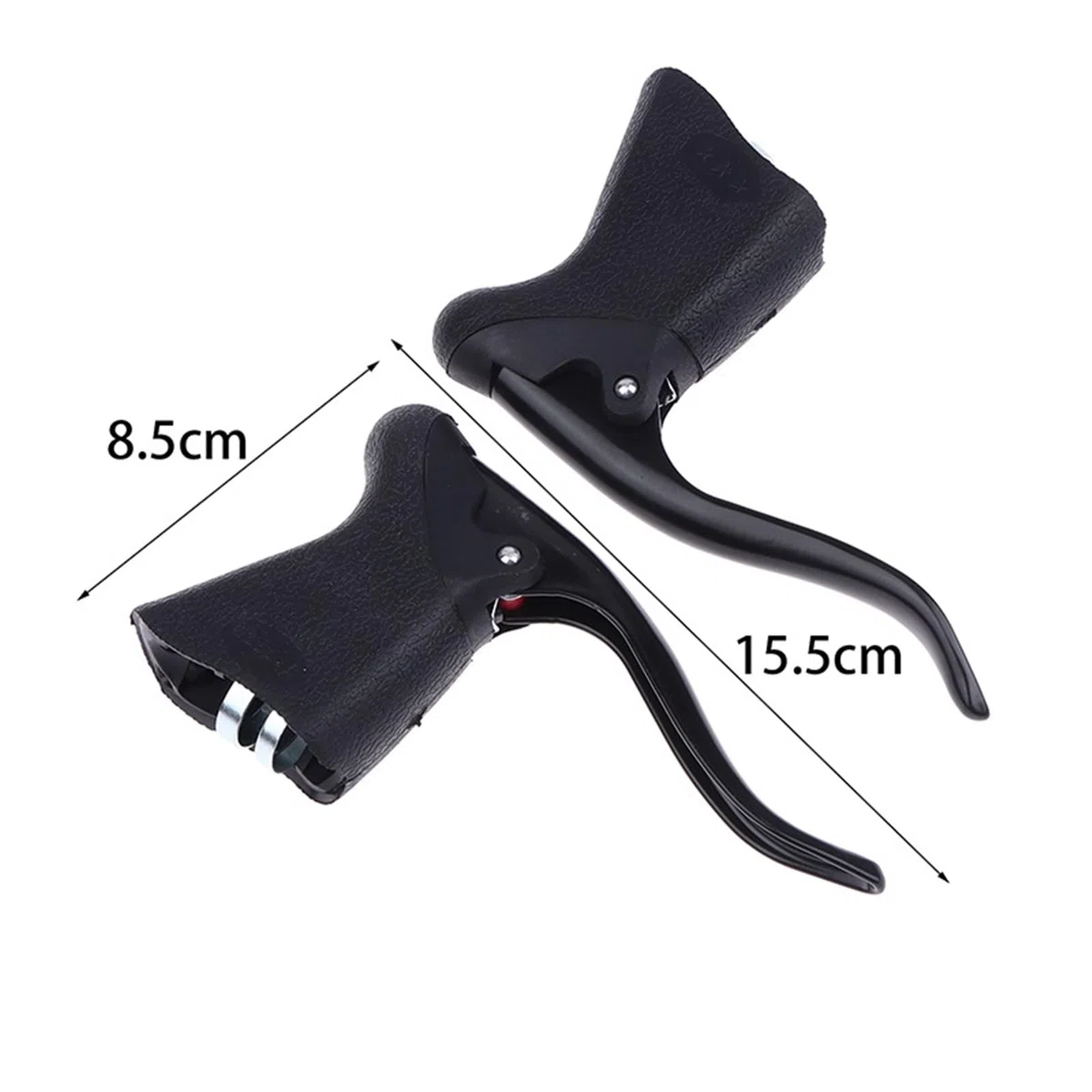 Generico Leve Freno Antiscivolo in Alluminio for Bici 1 Paio for Parti Anteriori Posteriori della Bicicletta con Manubrio da Strada,Componenti