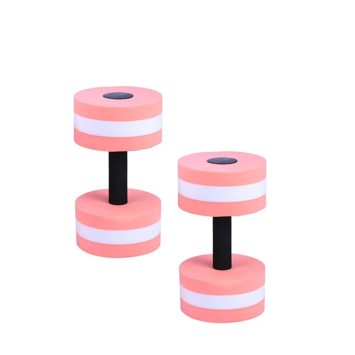iplusmile Manubri d'Acqua Rosa 2 Unitá in Eva per Esercizi di Muscolazione Piscina Bassa Assorbenza d'Acqua per Allenamento Acquagym