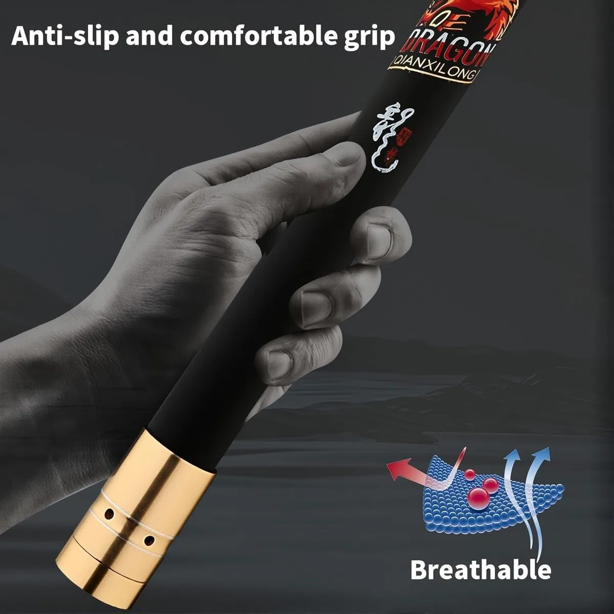 Canna da pesca telescopica in carbonio da 8 m a 16 m. Canna per carpe ultra-robusta, resistente e facile da usare. Canna da pesca con lenza fissa ideale per lunghe sessioni di pesca.