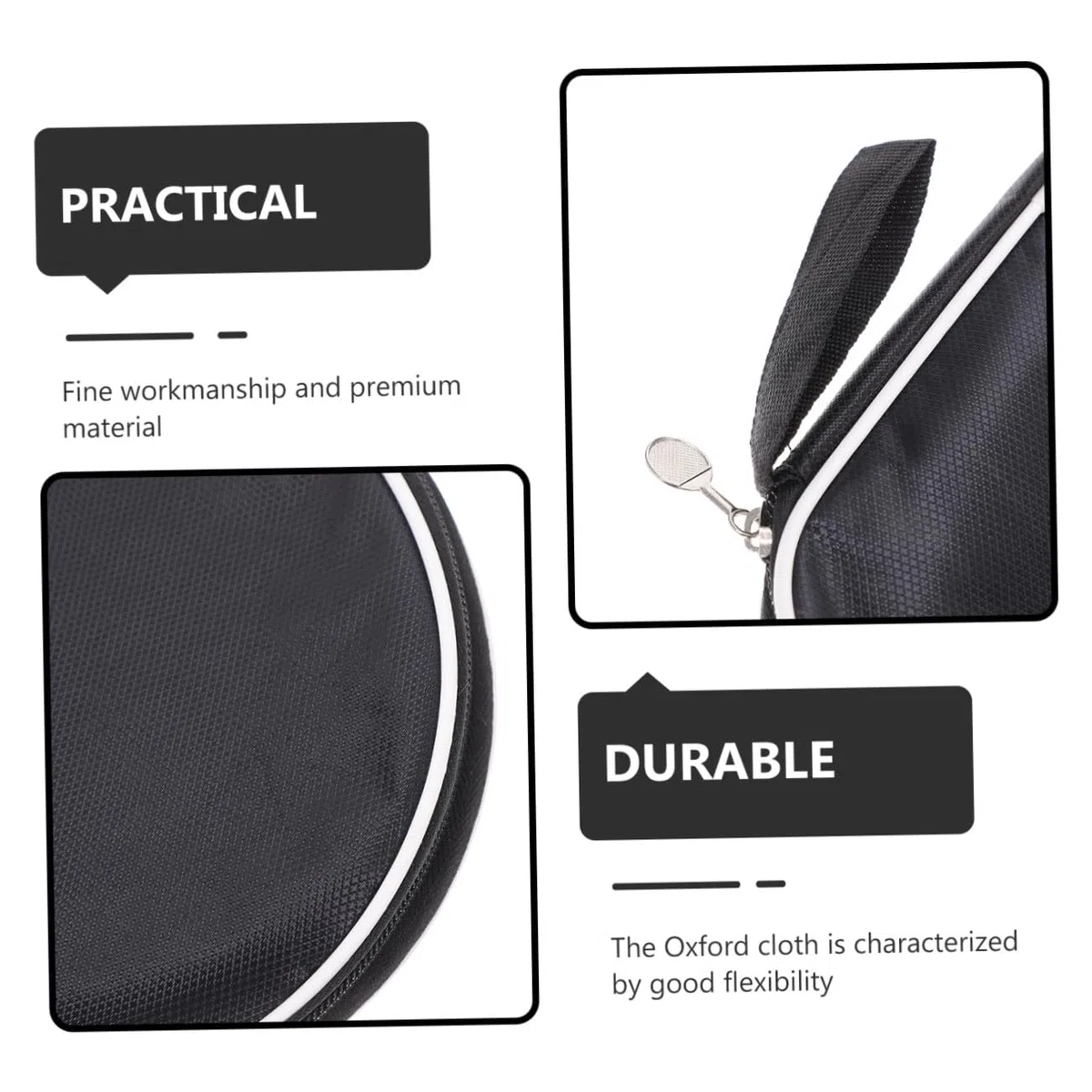 YARNOW Borsa Da Pong Riutilizzabile Organizzatore Borsa Per Racchette Da Pong Organizzazione Custodia Per Racchette Da Pong Sport Portatile Panno Oxford